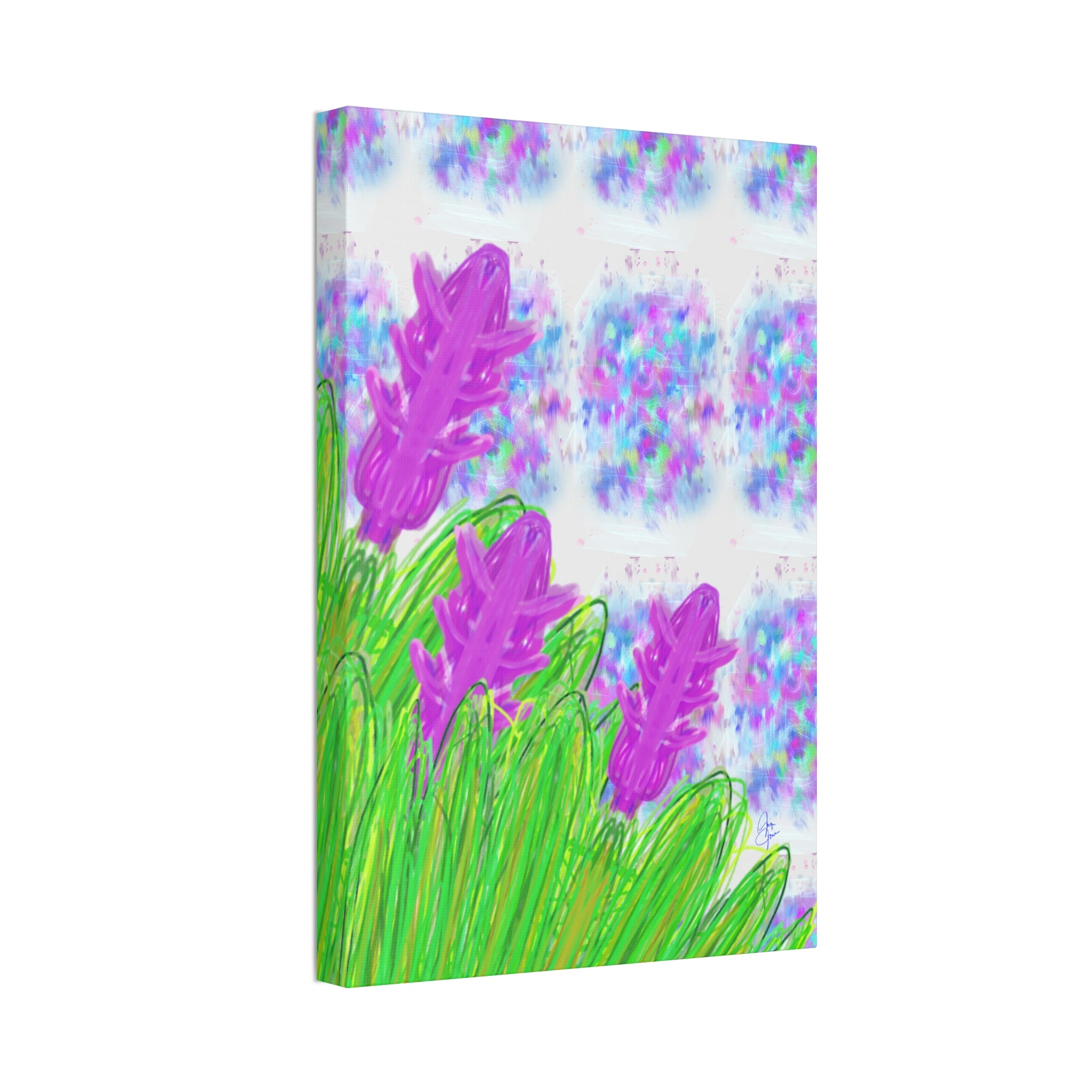 Canvas — Lavender Meadow Stretched Art Print
