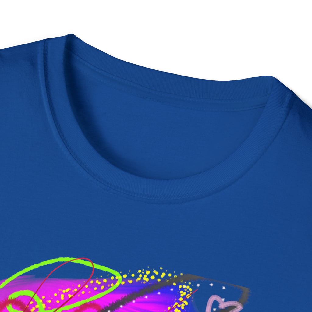 Abstract Neon Love T-Shirt — Colorful Graffiti Art Tee