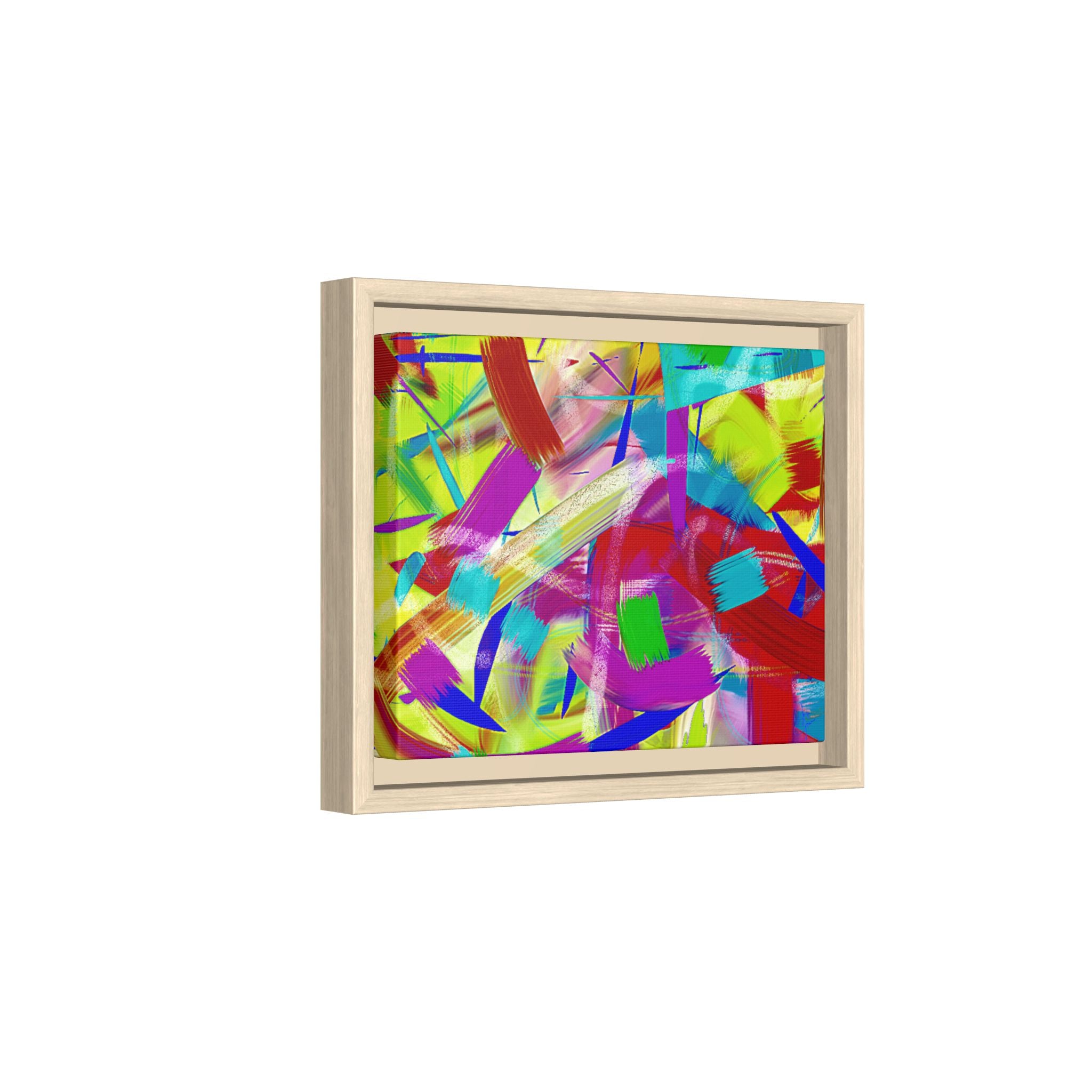 Matte Canvas, Framed (Multi-color)