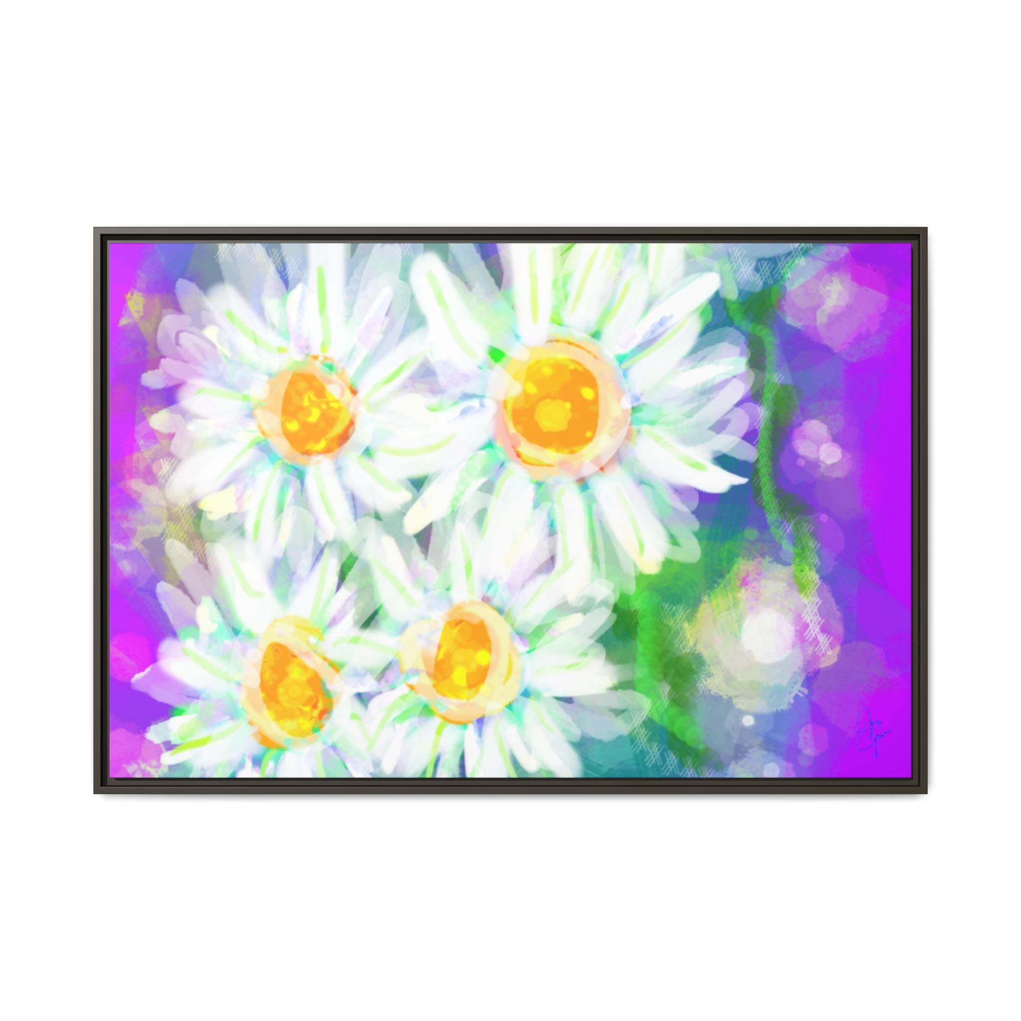 Matte Canvas, Framed (Multi-color)
