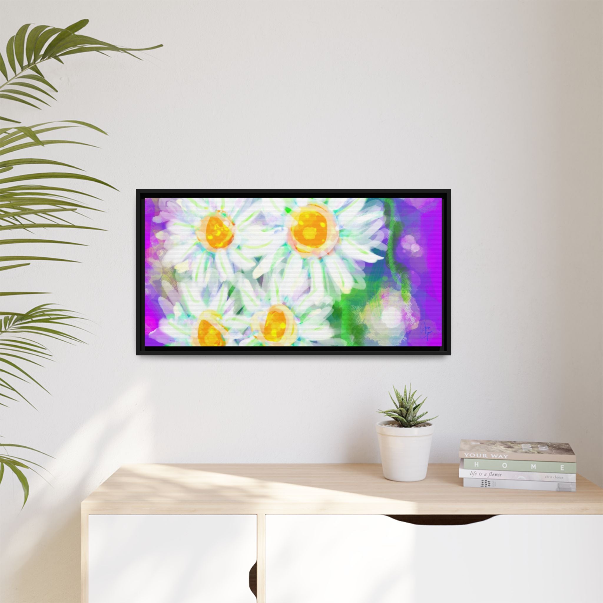Matte Canvas, Framed (Multi-color)