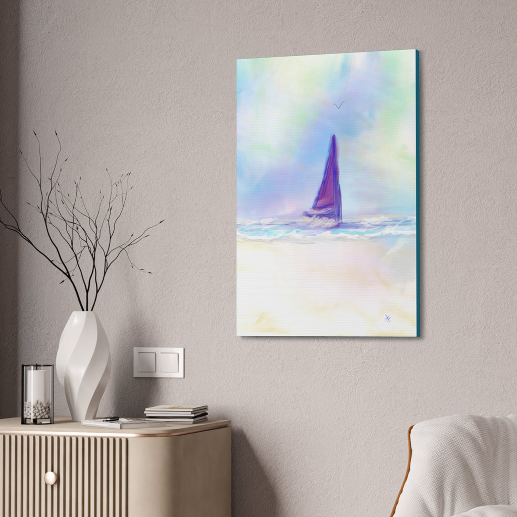 Sailboat Seascape Canvas