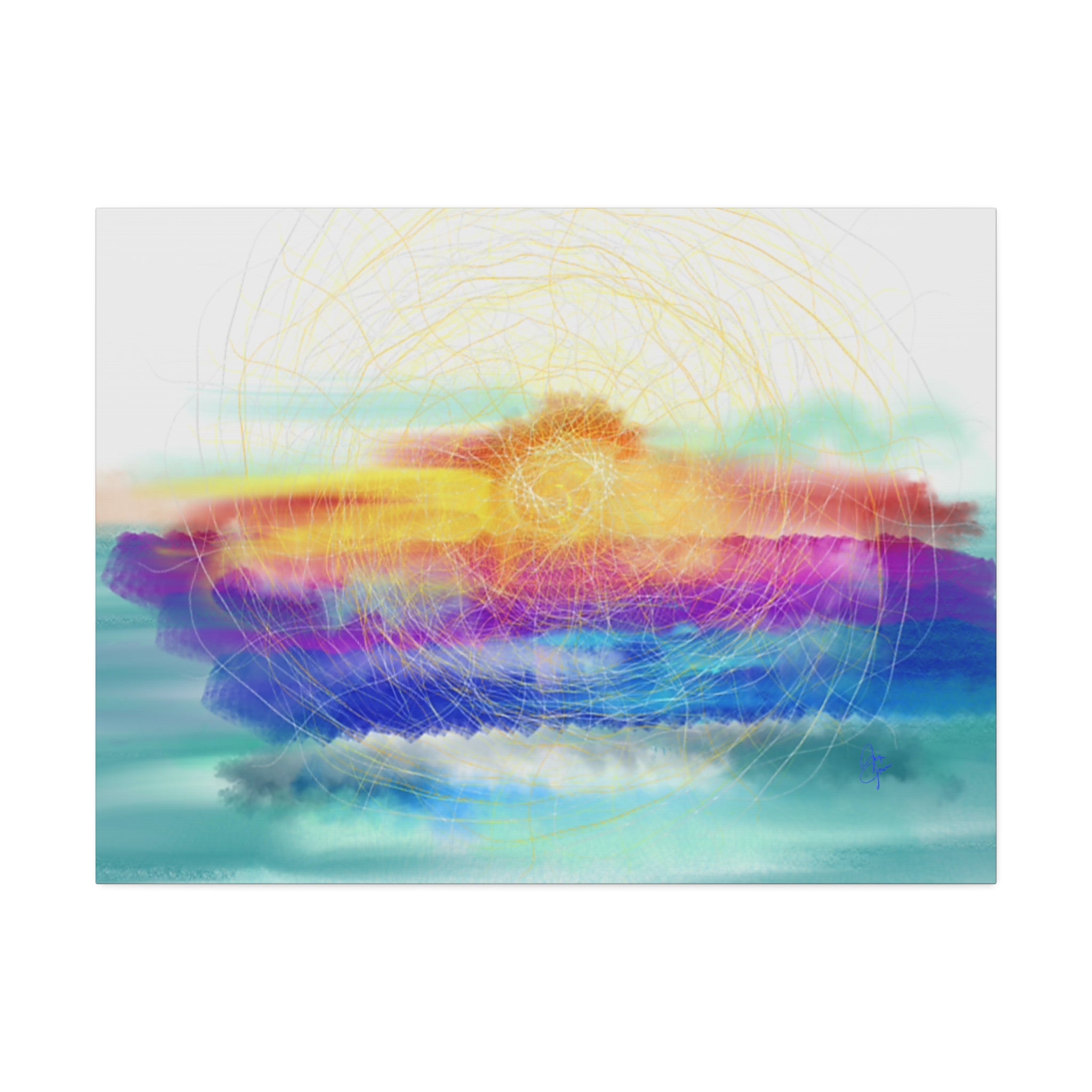 Sunrise Radiance Canvas