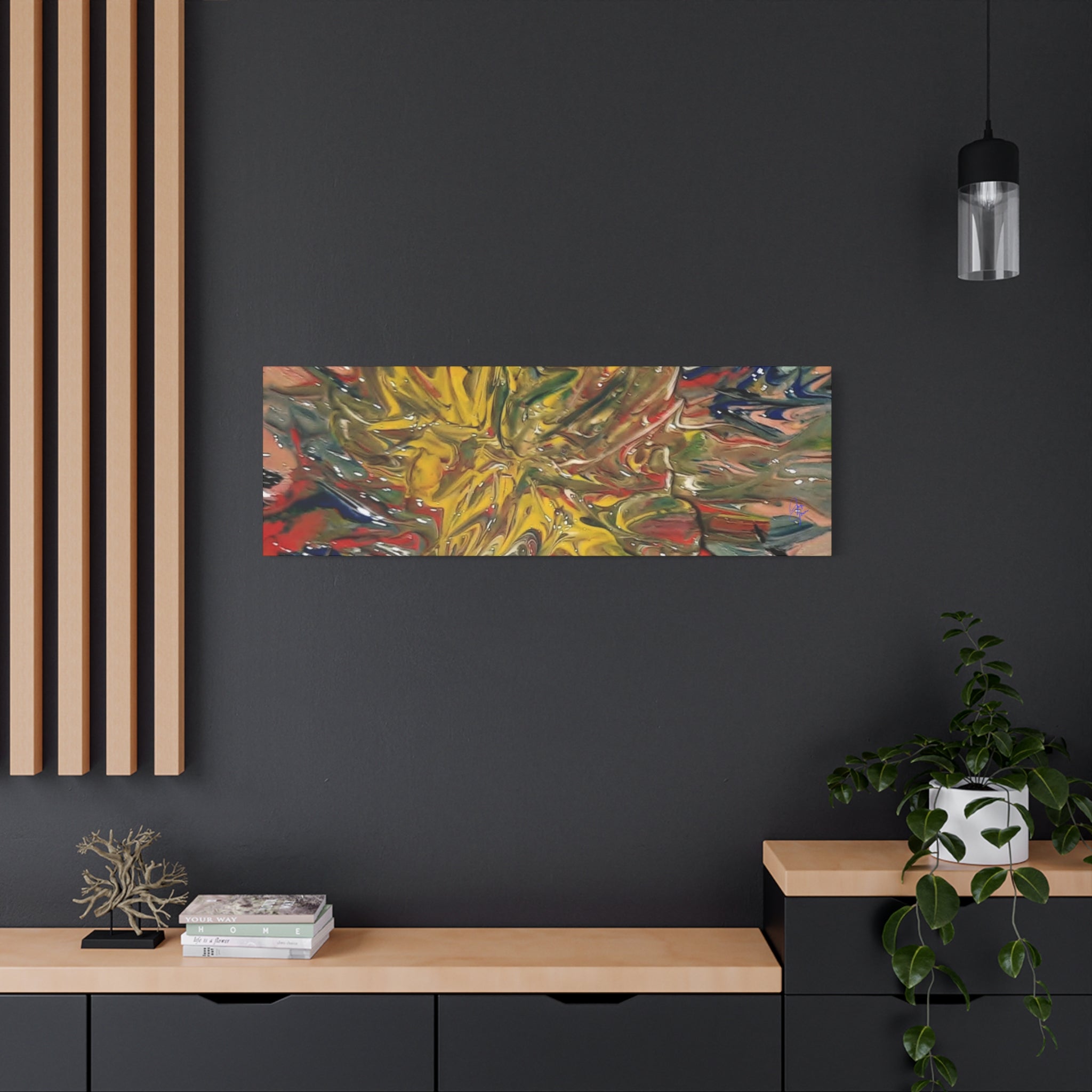 Vibrant Abstract Wall Art Canvas