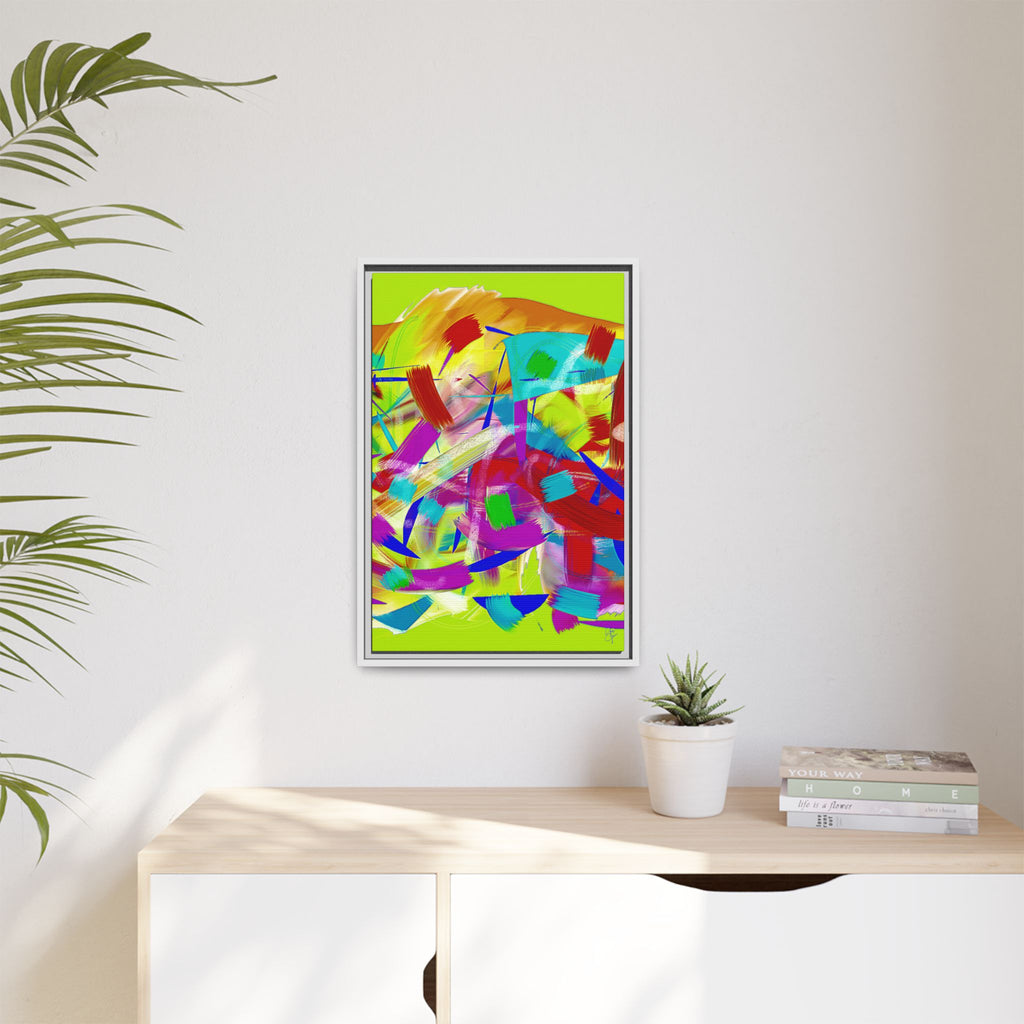 Matte Canvas, Framed (Multi-color)