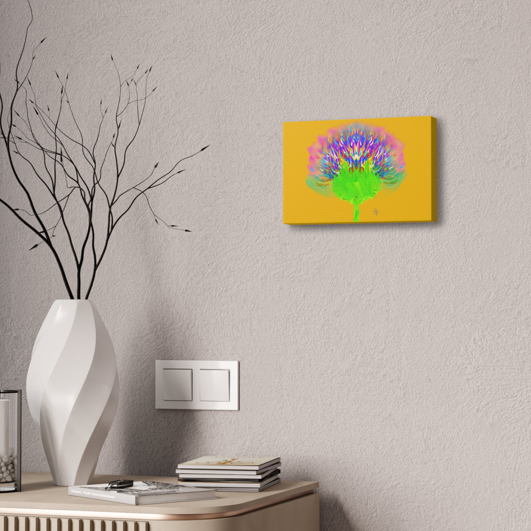 Vibrant Bloom Canvas