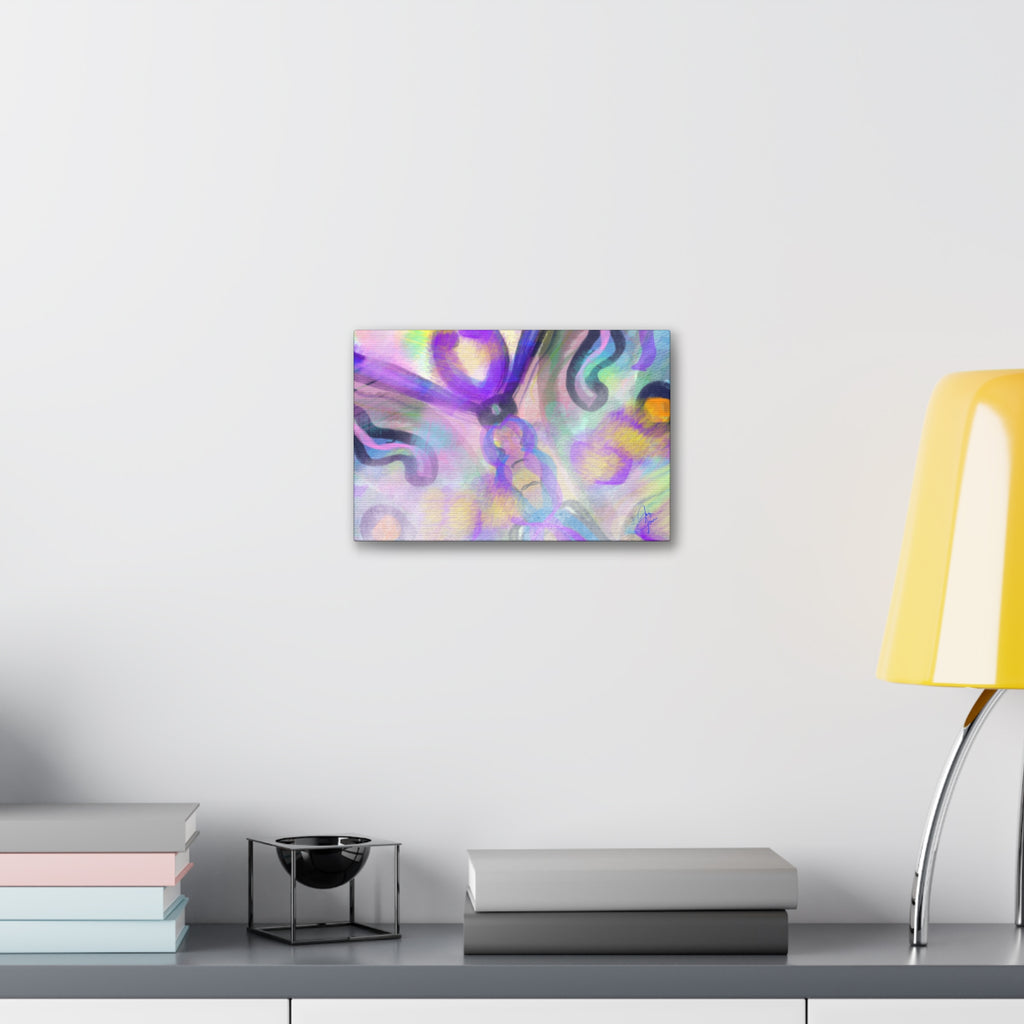 Abstract Pastel Butterfly Canvas — Stretched 1.5" Wall Art