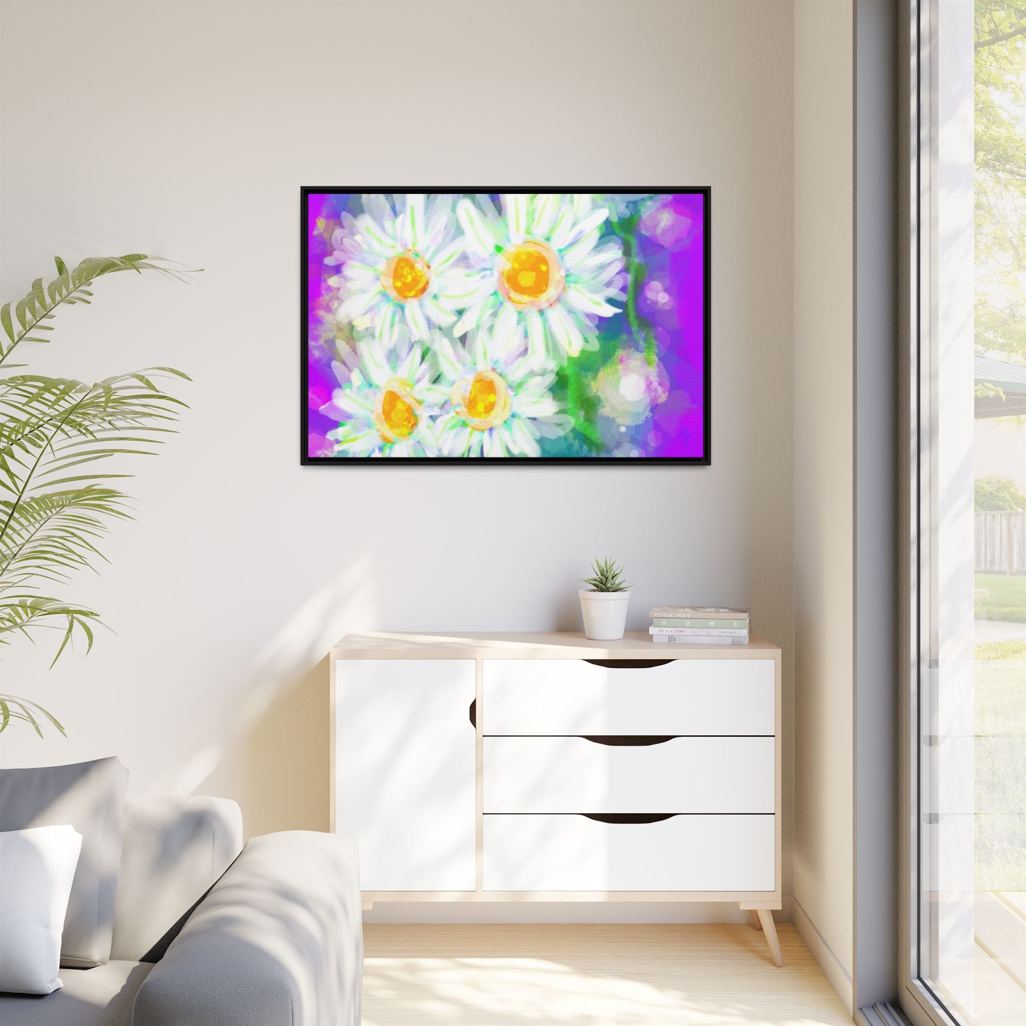 Matte Canvas, Framed (Multi-color)