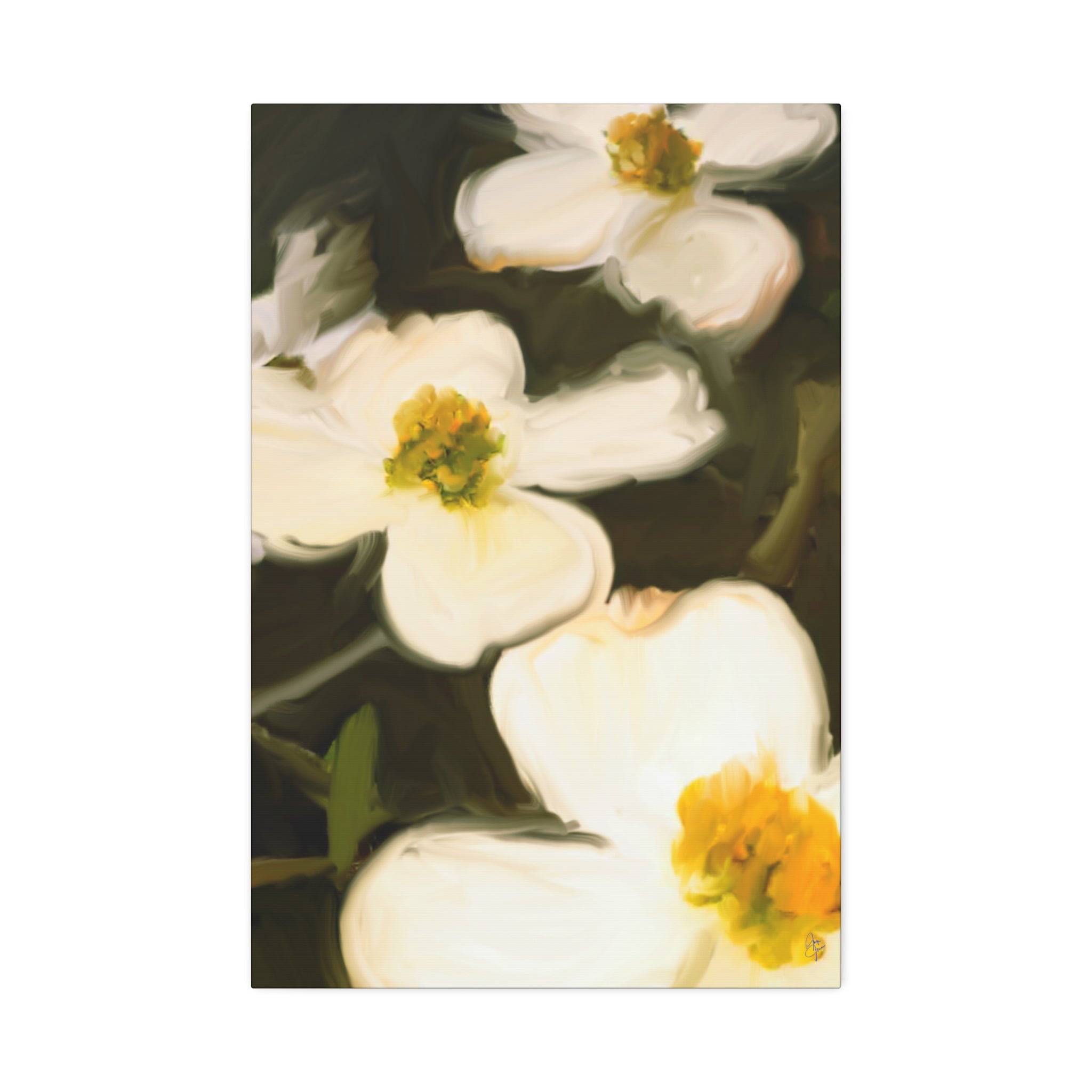 Davey Dogwood Park Palestine TX Canvas Wall Art