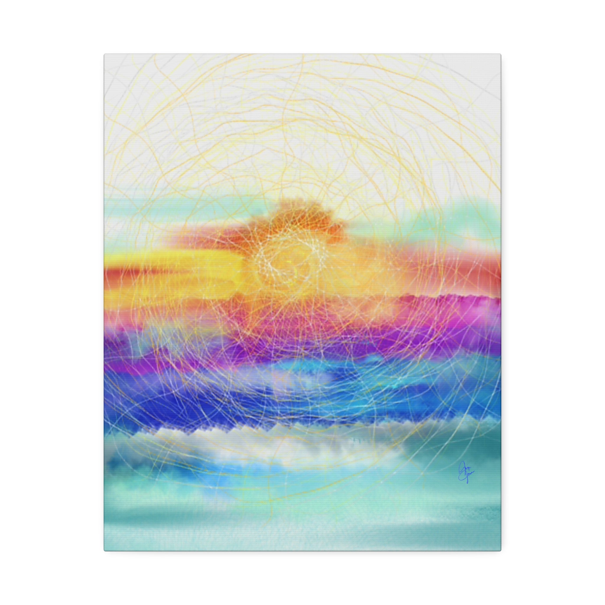 Sunrise Radiance Canvas