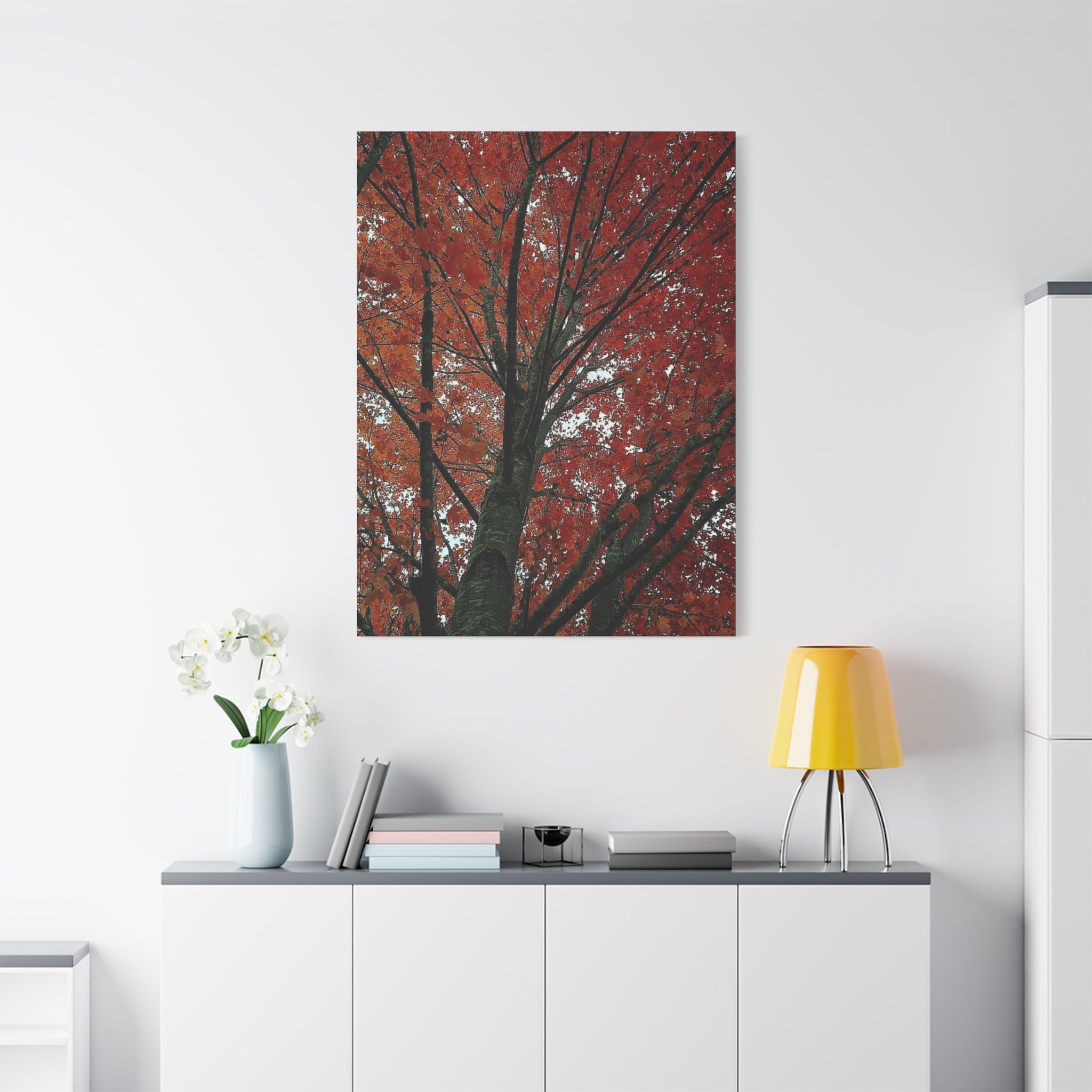 Autumn Maple Tree Matte Canvas Print — Stretched 1.25"