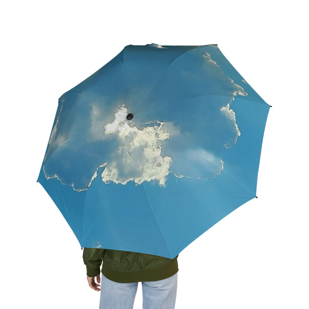 Sky Cloud Semi-Automatic Foldable Umbrella