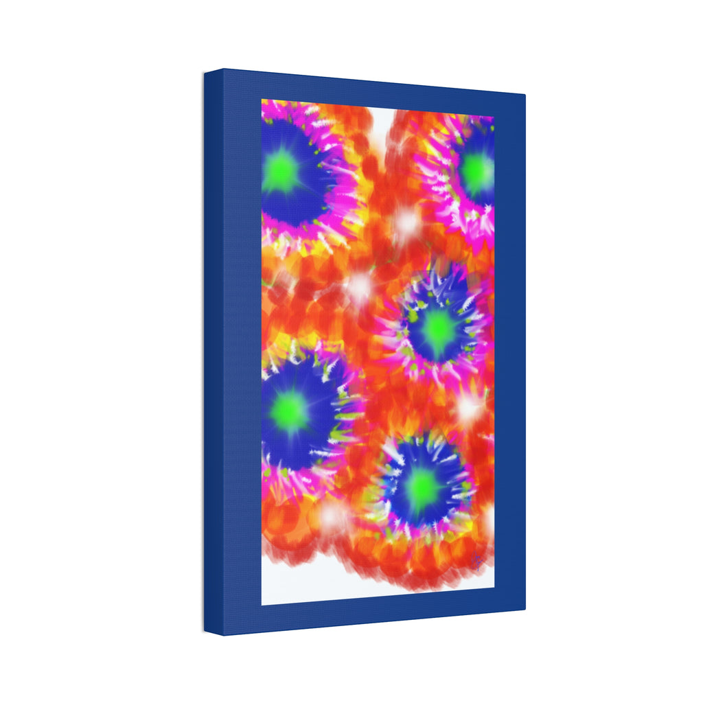 Tie-Dye Burst Canvas Print — Vibrant Abstract Wall Art