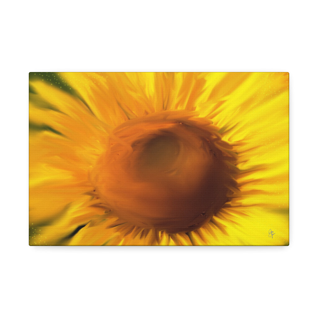 Sunflower Canvas Wall Art — Vibrant Floral Stretched Canvas