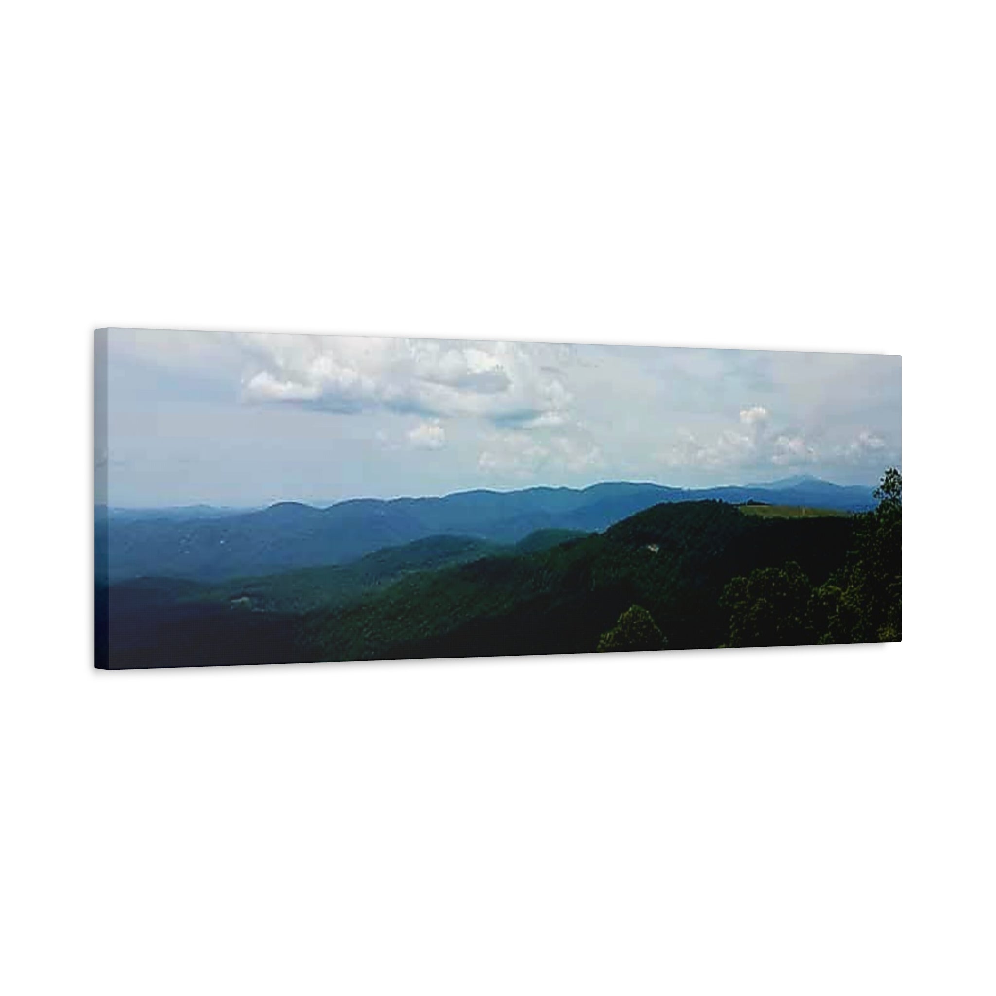 Blue Ridge Mountains Canvas Print — Matte Stretched Wall Art