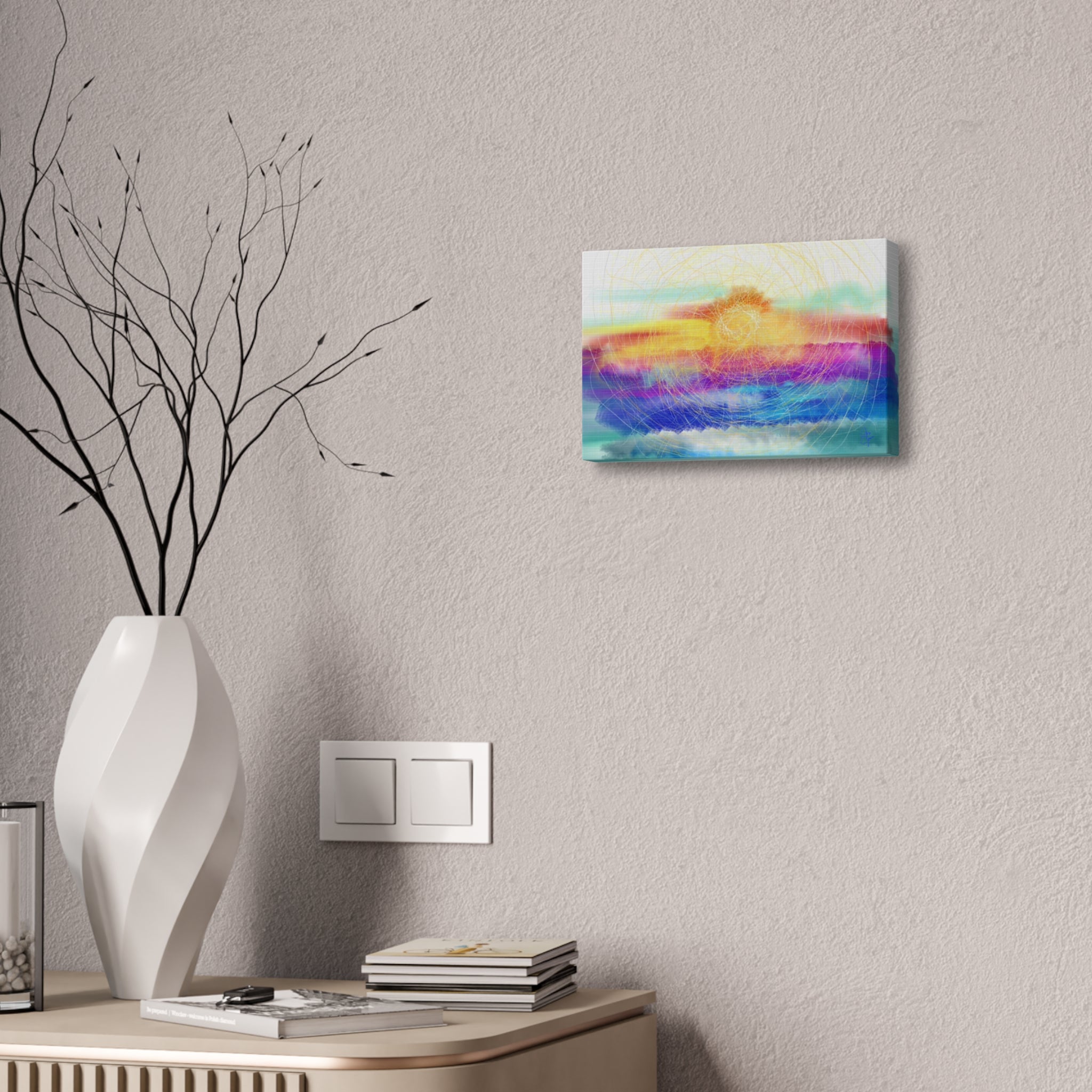 Sunrise Radiance Canvas