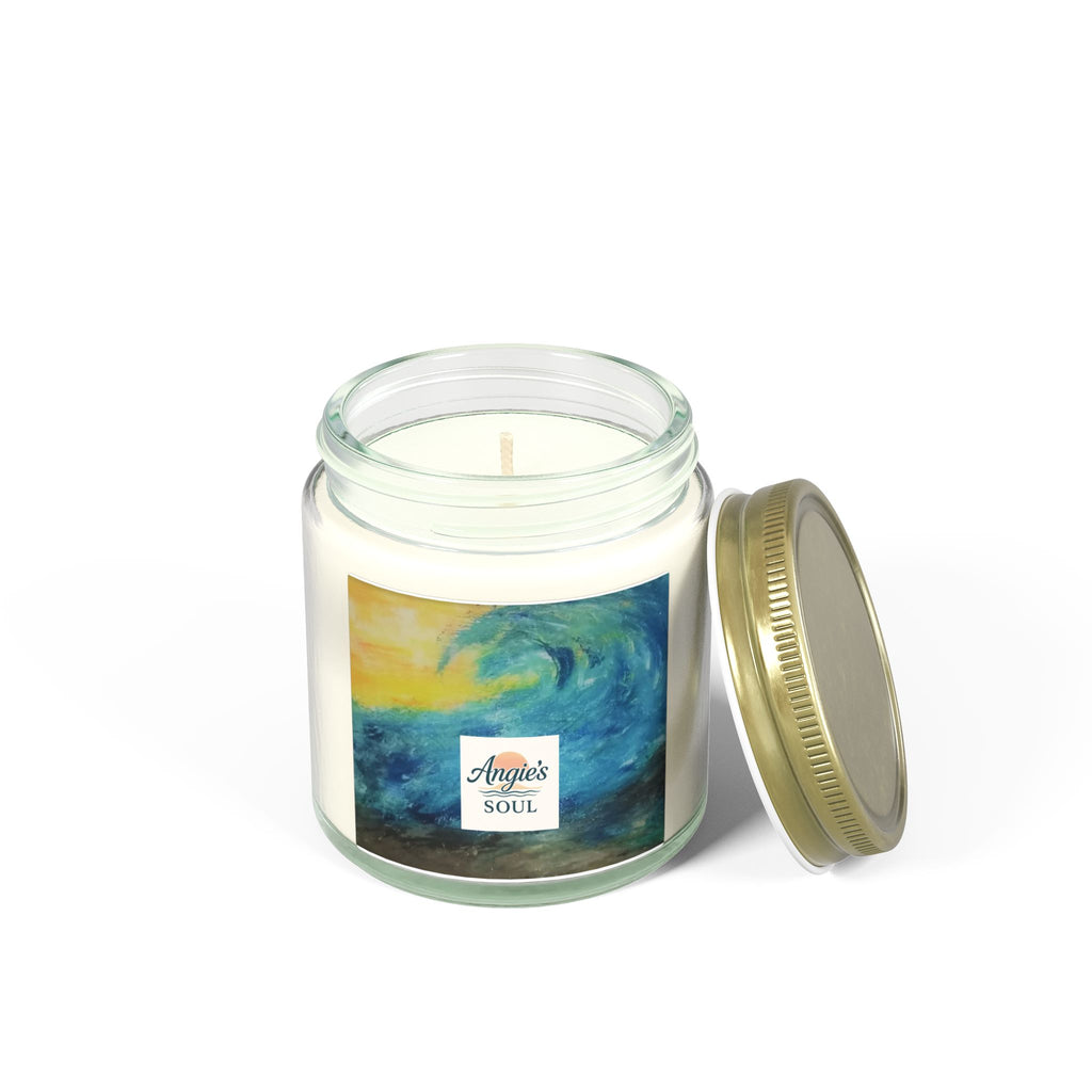 Coconut Apricot Soy Candle (4oz & 9oz) – Angie’s Soul Beach Wave Scent