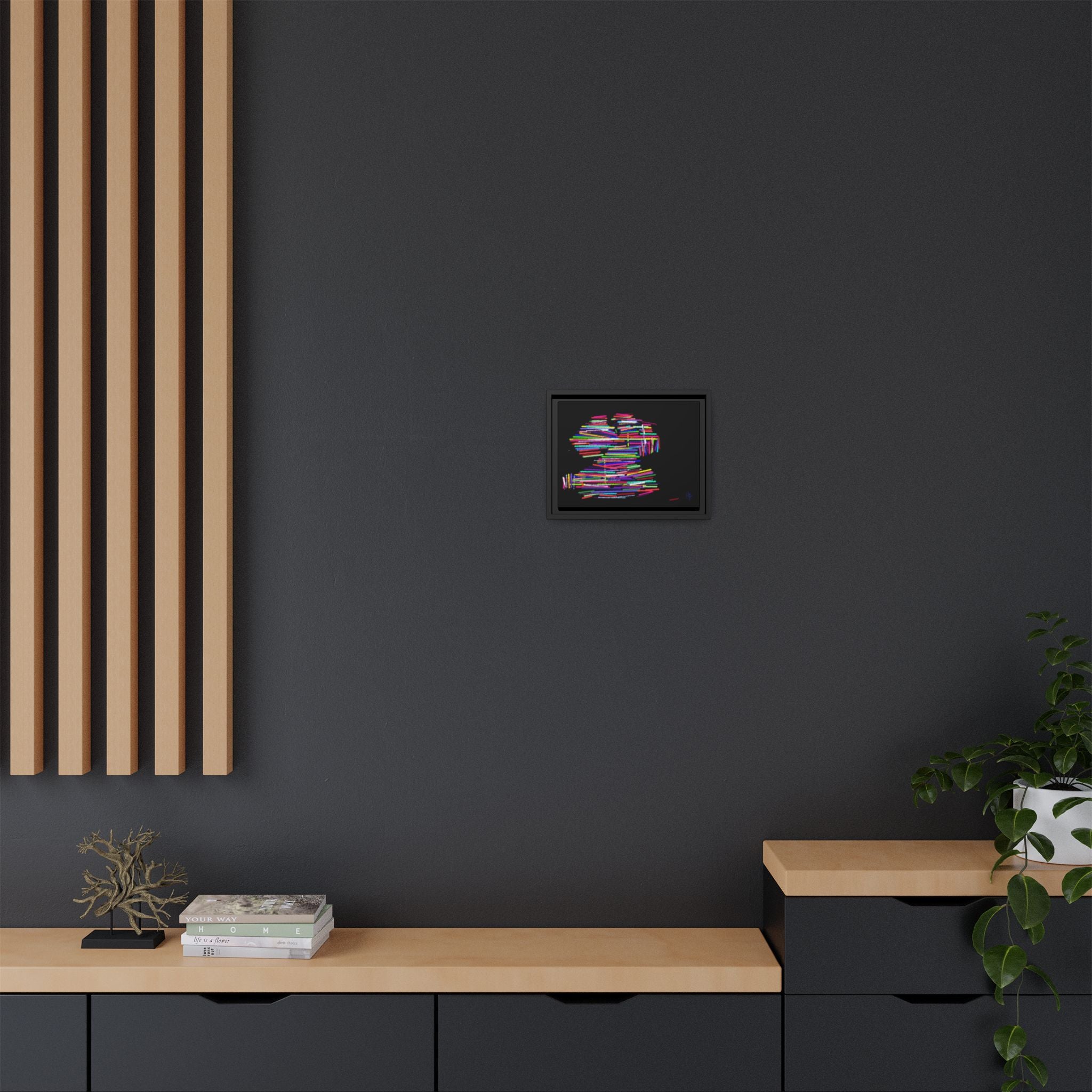 Balancing Life Matte Canvas Print (Framed)