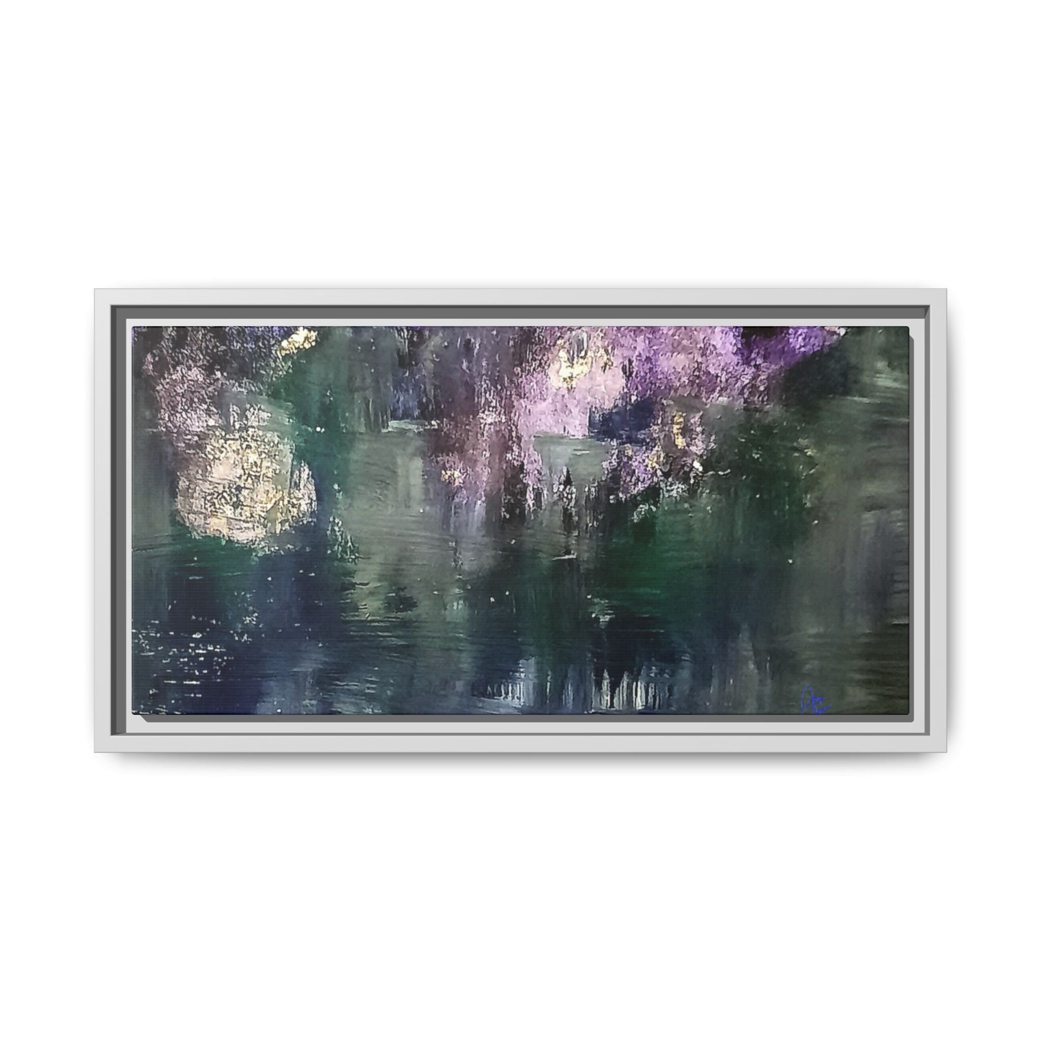 Impressionism Vibes Matte Canvas Print (Framed)