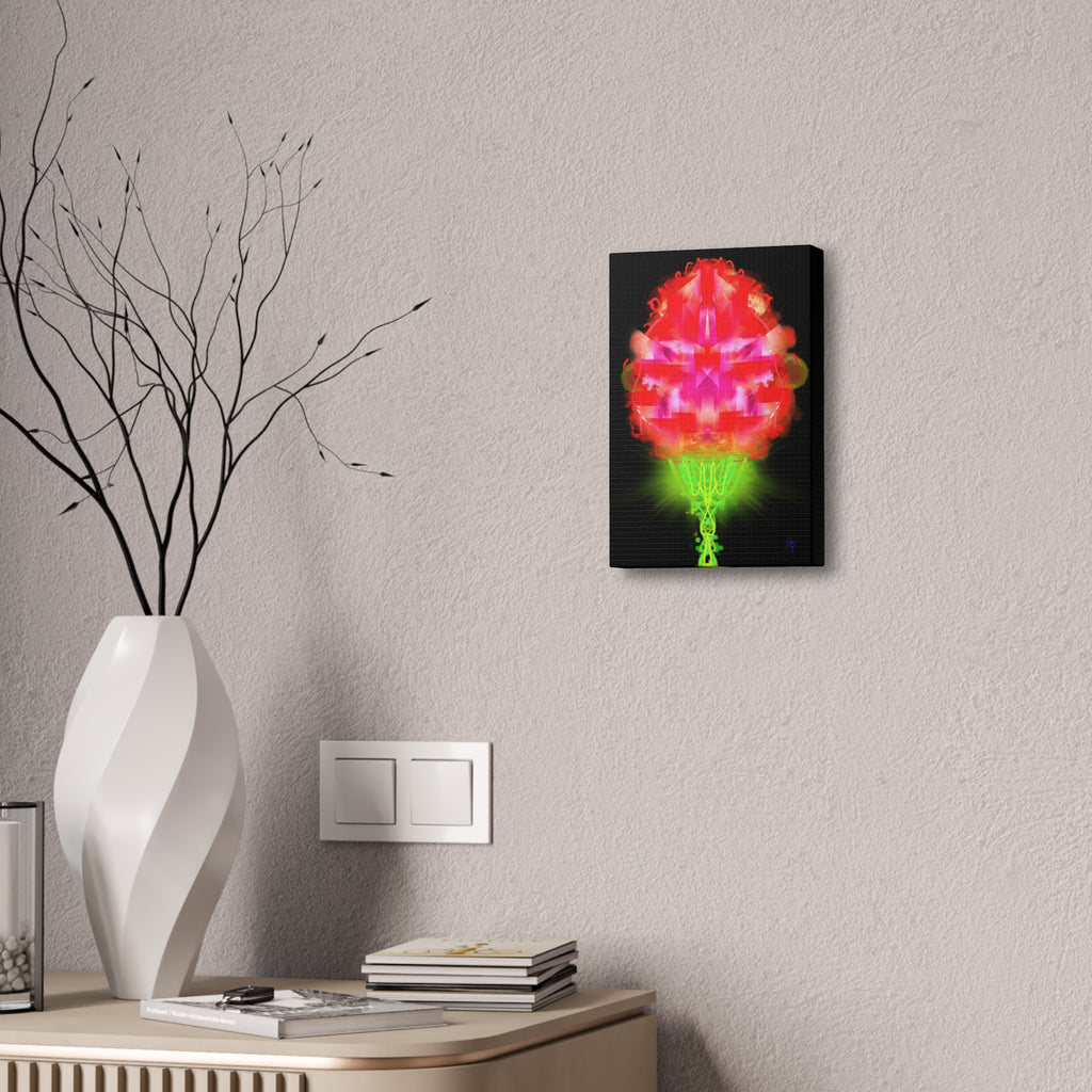 Single Rose Canvas Stretched 1.5" — Rose Wall Art