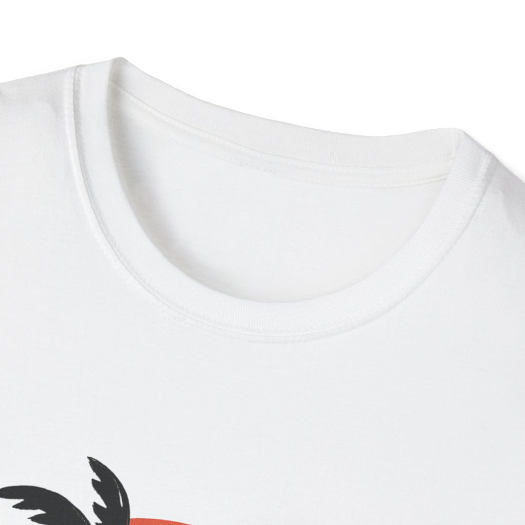 Sunset Palm T-Shirt — "Together at Sunset" Romantic Beach Tee