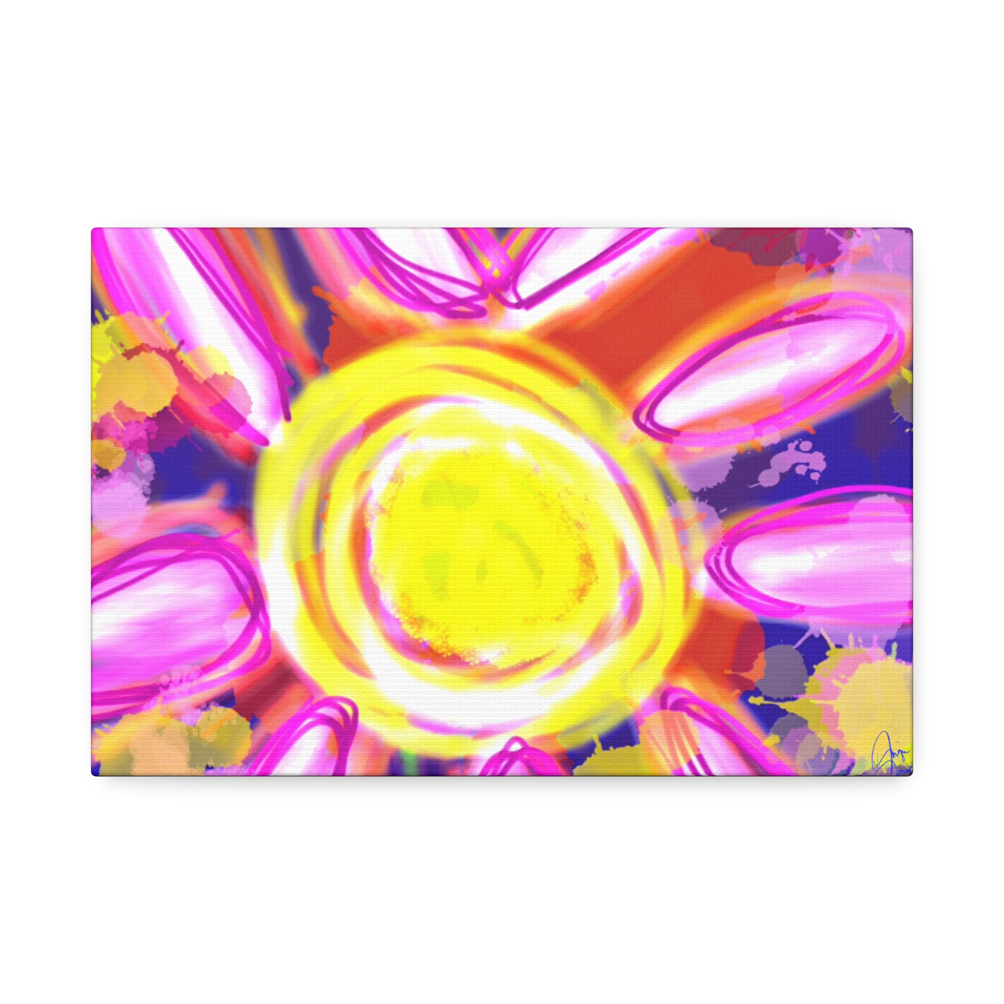 Bright Sunshine Daisy Canvas
