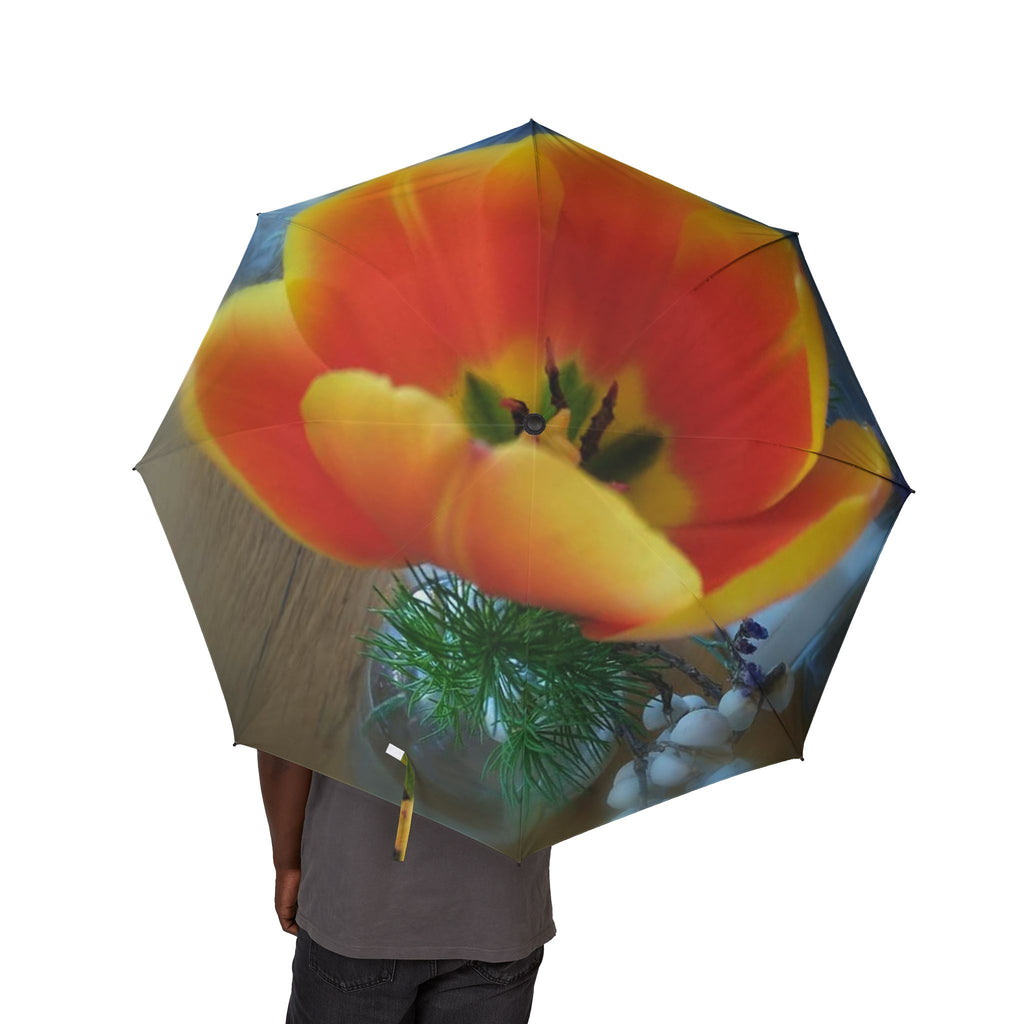 Vibrant Floral Umbrella