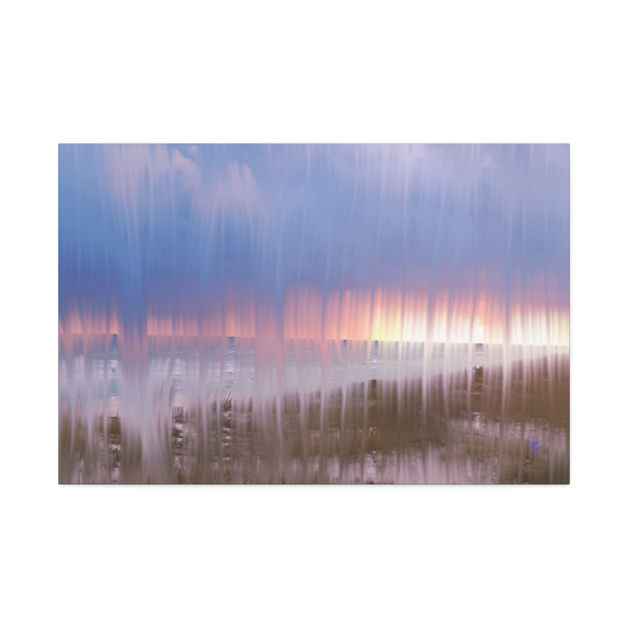 Abstract Sunset Canvas Print — Stretched 1.5"