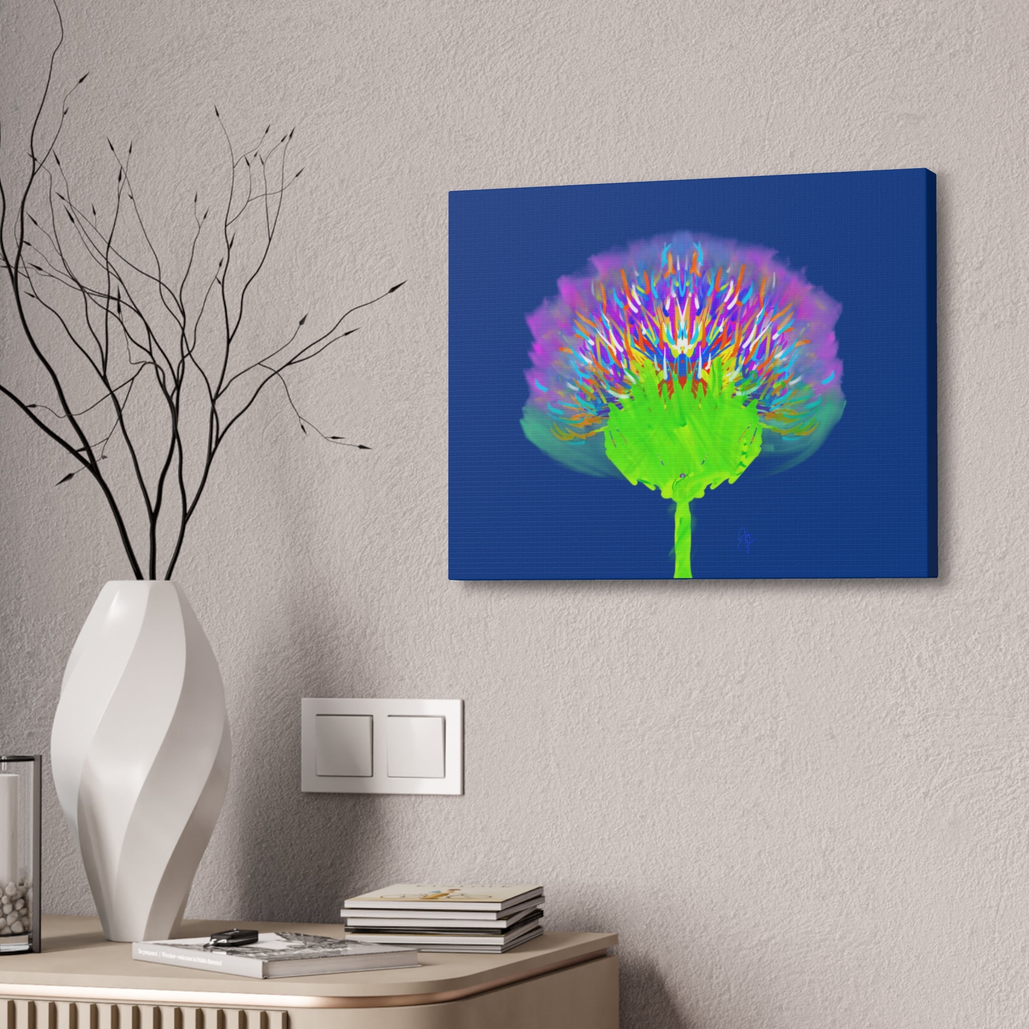 Vibrant Bloom Canvas