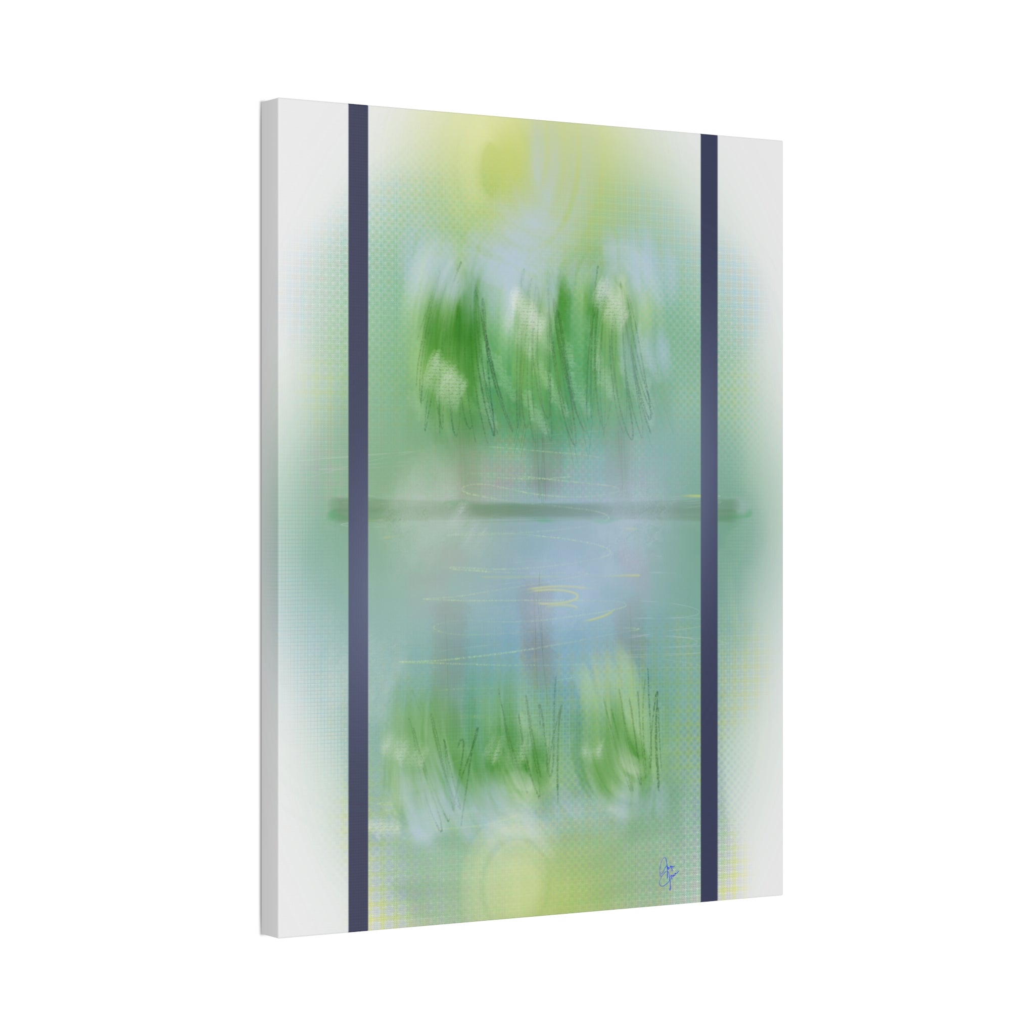 Stretched Canvas Wall Art — 'View Out the Window' Scene