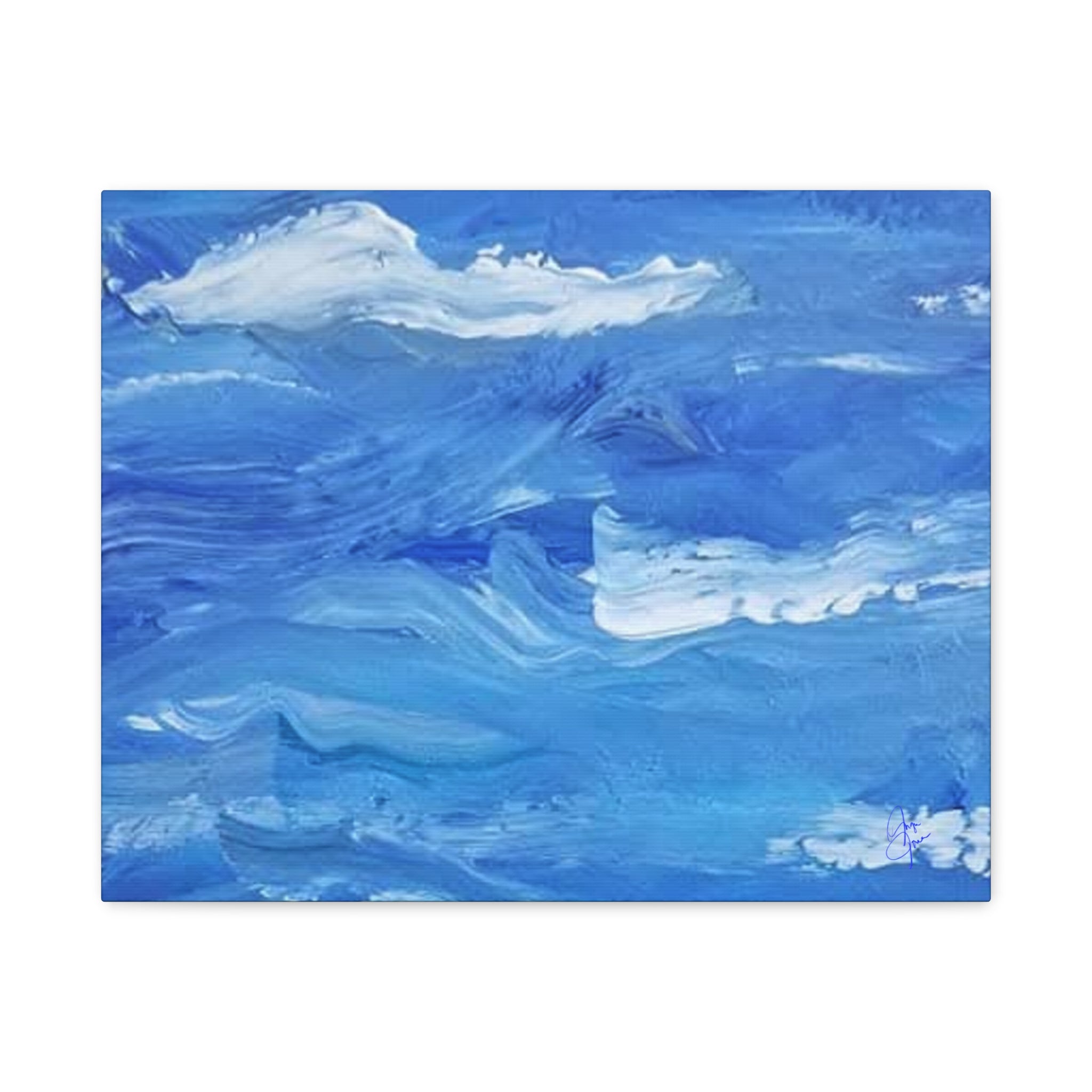 Canvas Wall Art - Blue Ocean Comfort