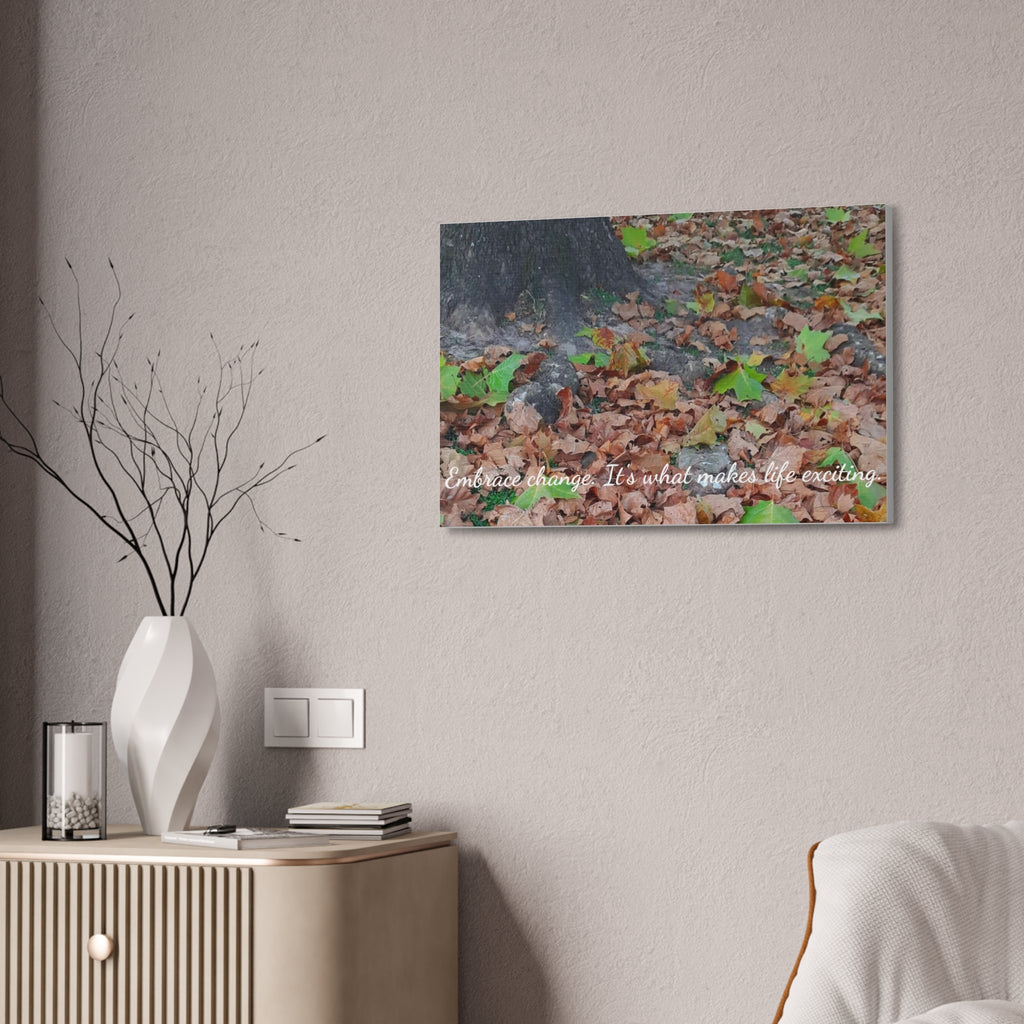 Autumn Leaves Canvas Print — Stretched 1.5" Fall Wall Art