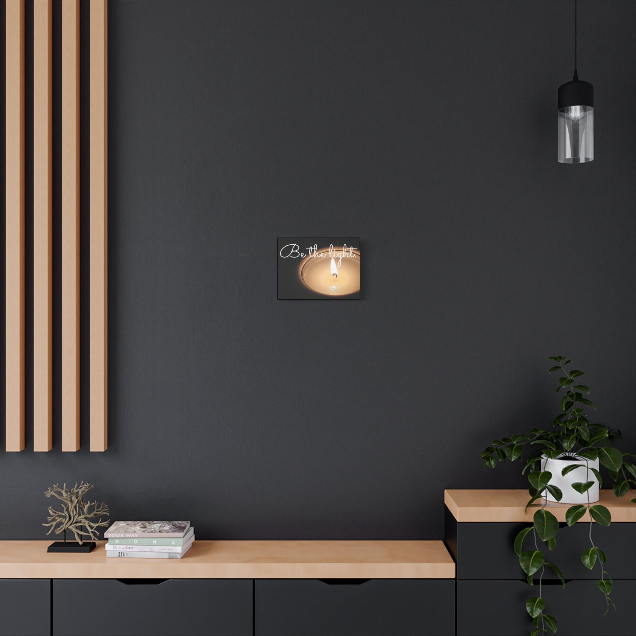 Canvas Print - 'Be the Light' Inspiration Wall Art