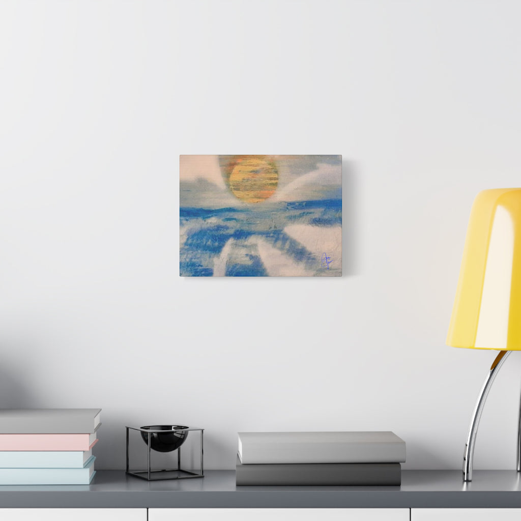 Serene Ocean Sunset Canvas Art