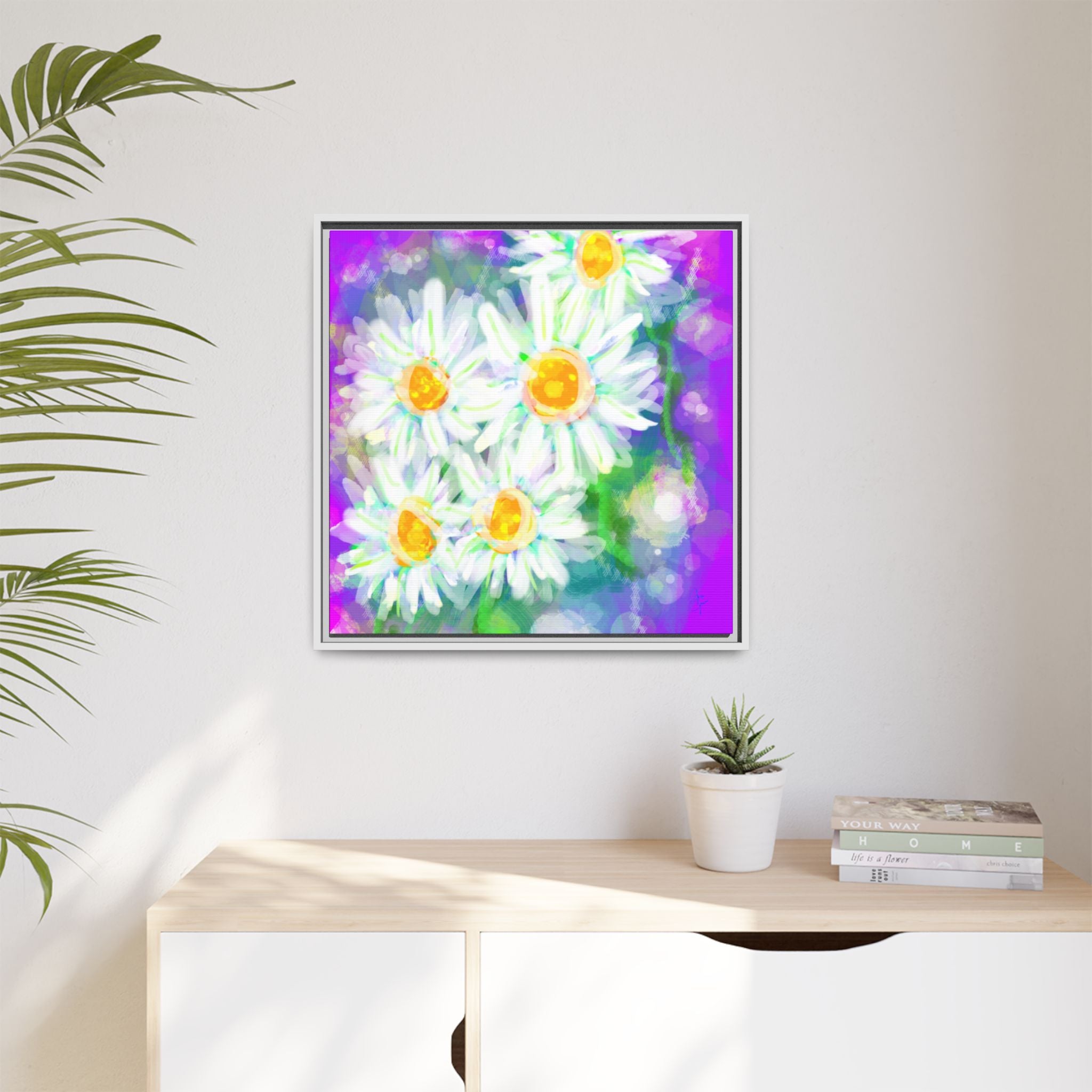 Matte Canvas, Framed (Multi-color)
