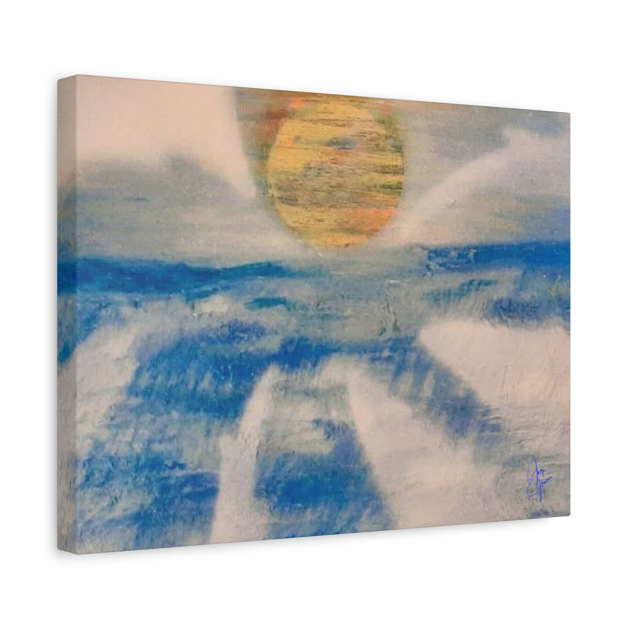 Serene Ocean Sunset Canvas Art