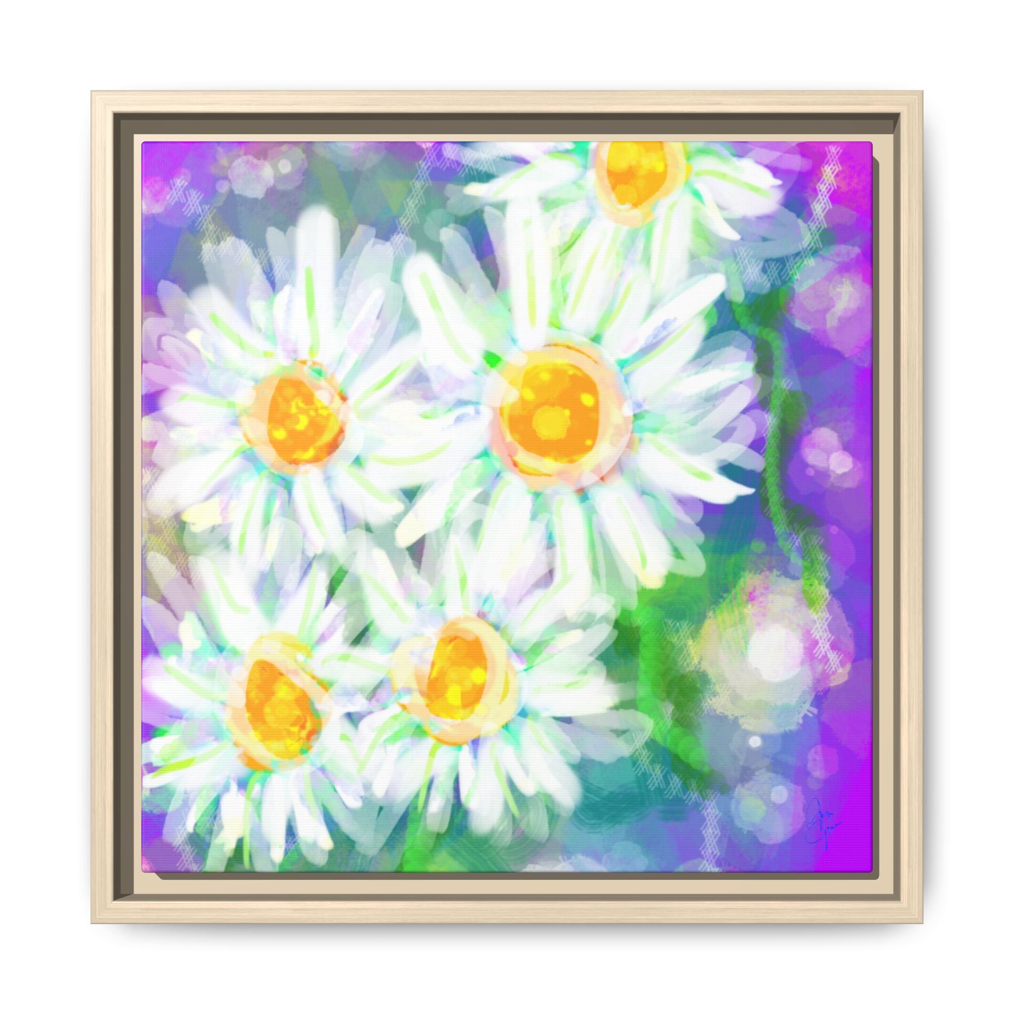 Matte Canvas, Framed (Multi-color)
