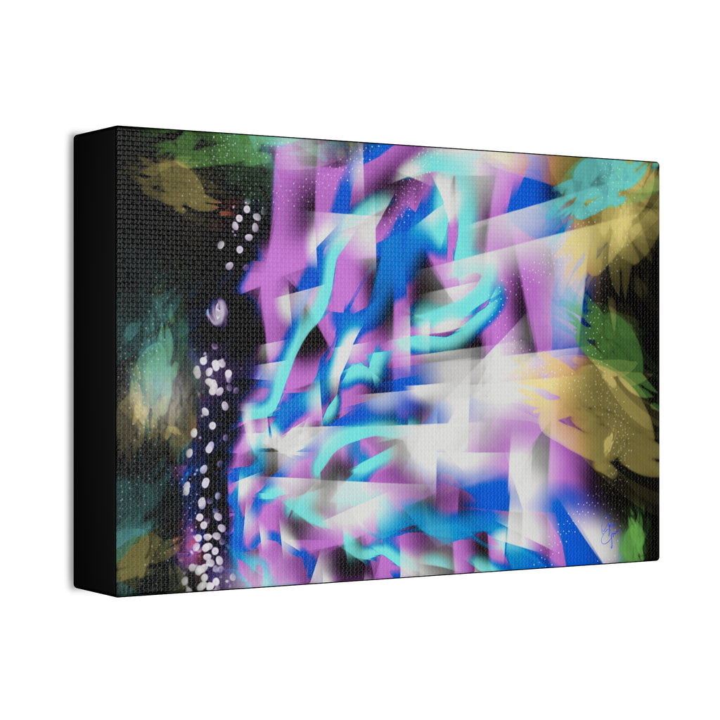 Geometric Butterfly Canvas Stretched 1.5"