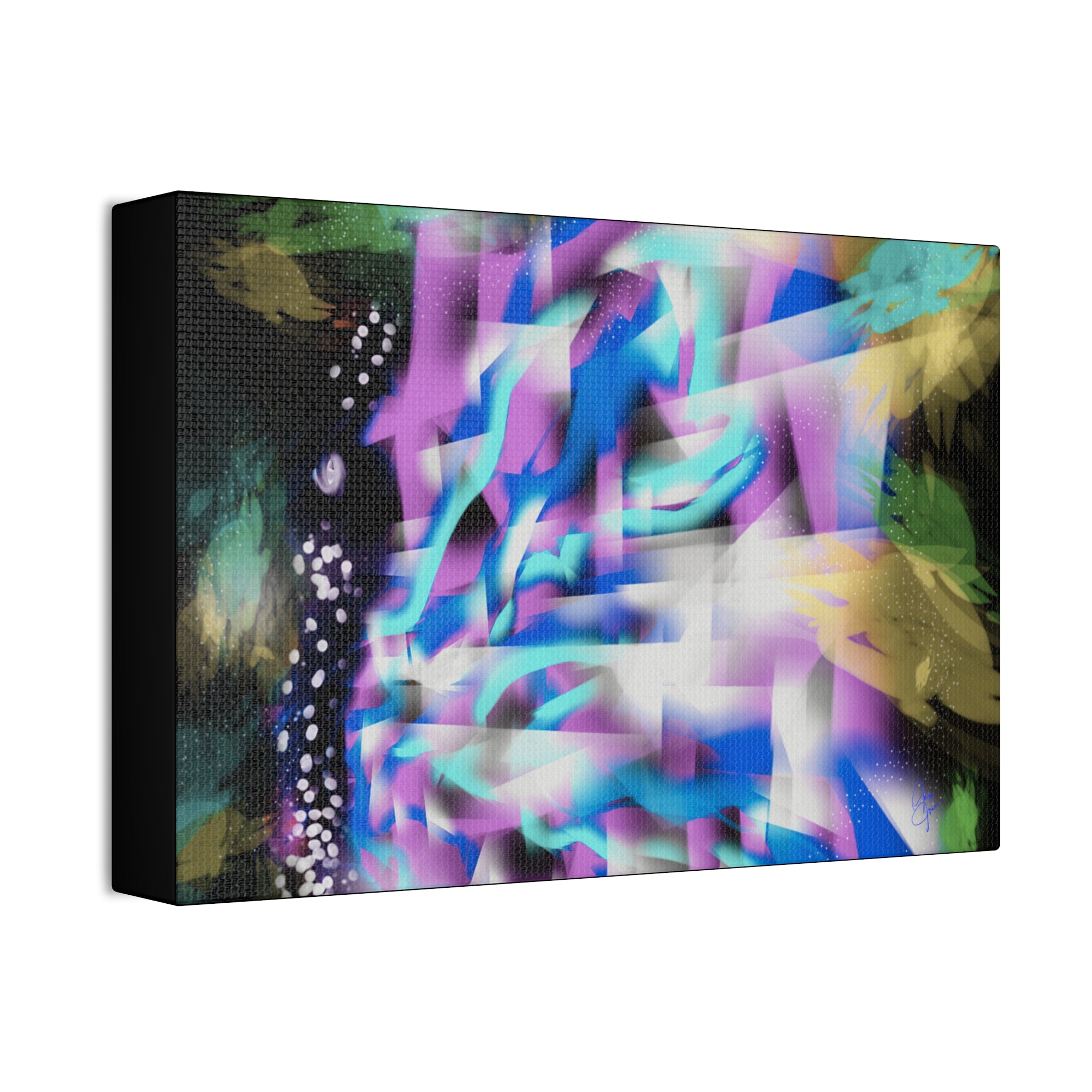 Geometric Butterfly Canvas Stretched 1.5"