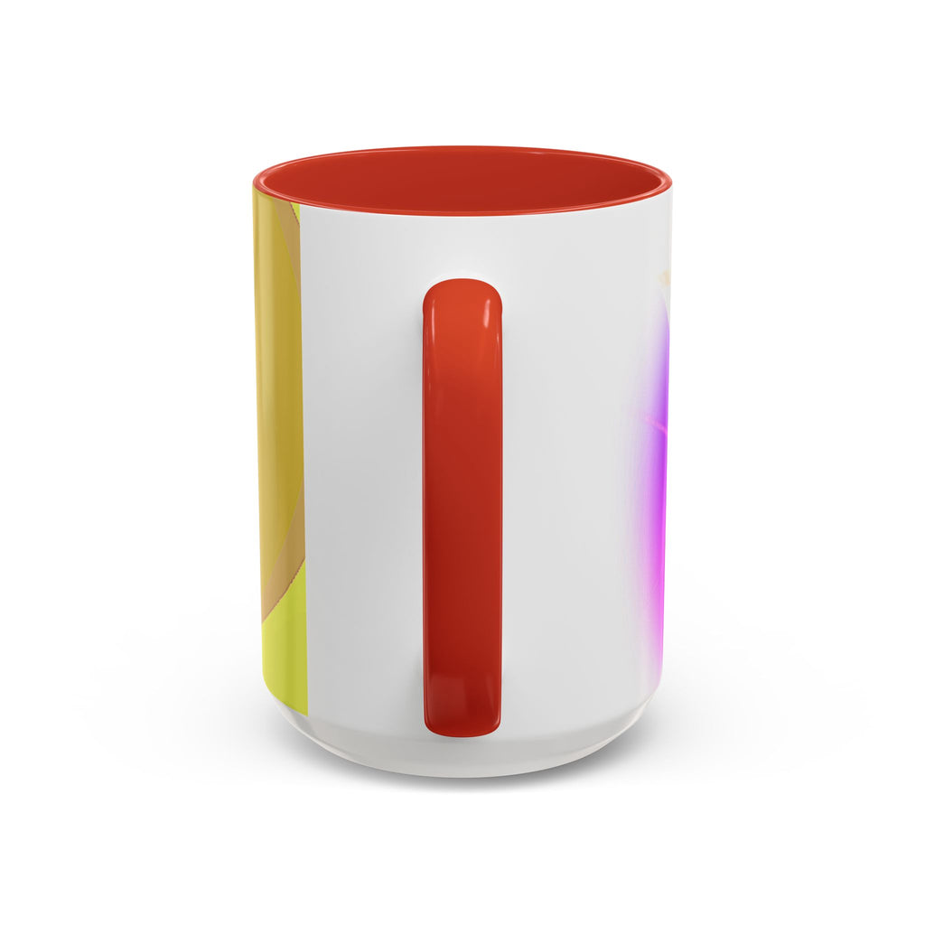 Colorful Heart Coffee Mug – Vibrant Abstract Love Accent Mug (11/15oz)