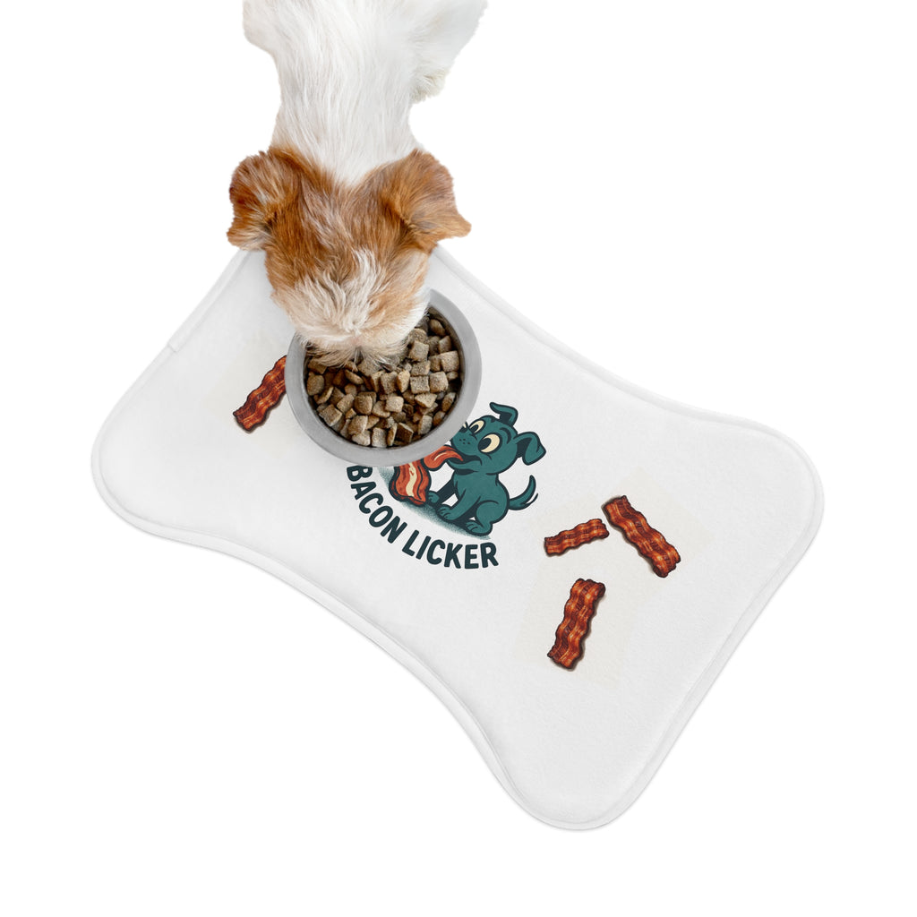 Bacon Licker Pet Feeding Mat - Fun & Playful Dog Dish Mat