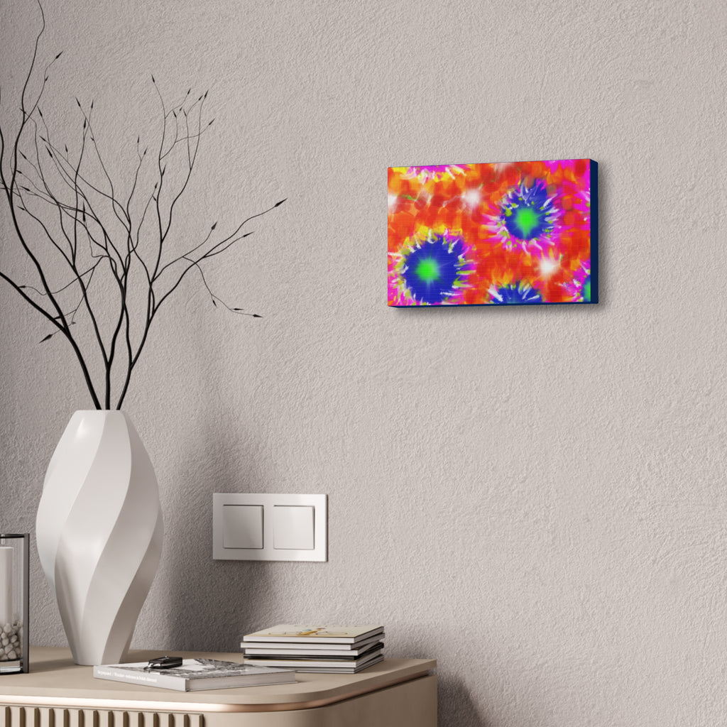 Tie-Dye Burst Canvas Print — Vibrant Abstract Wall Art