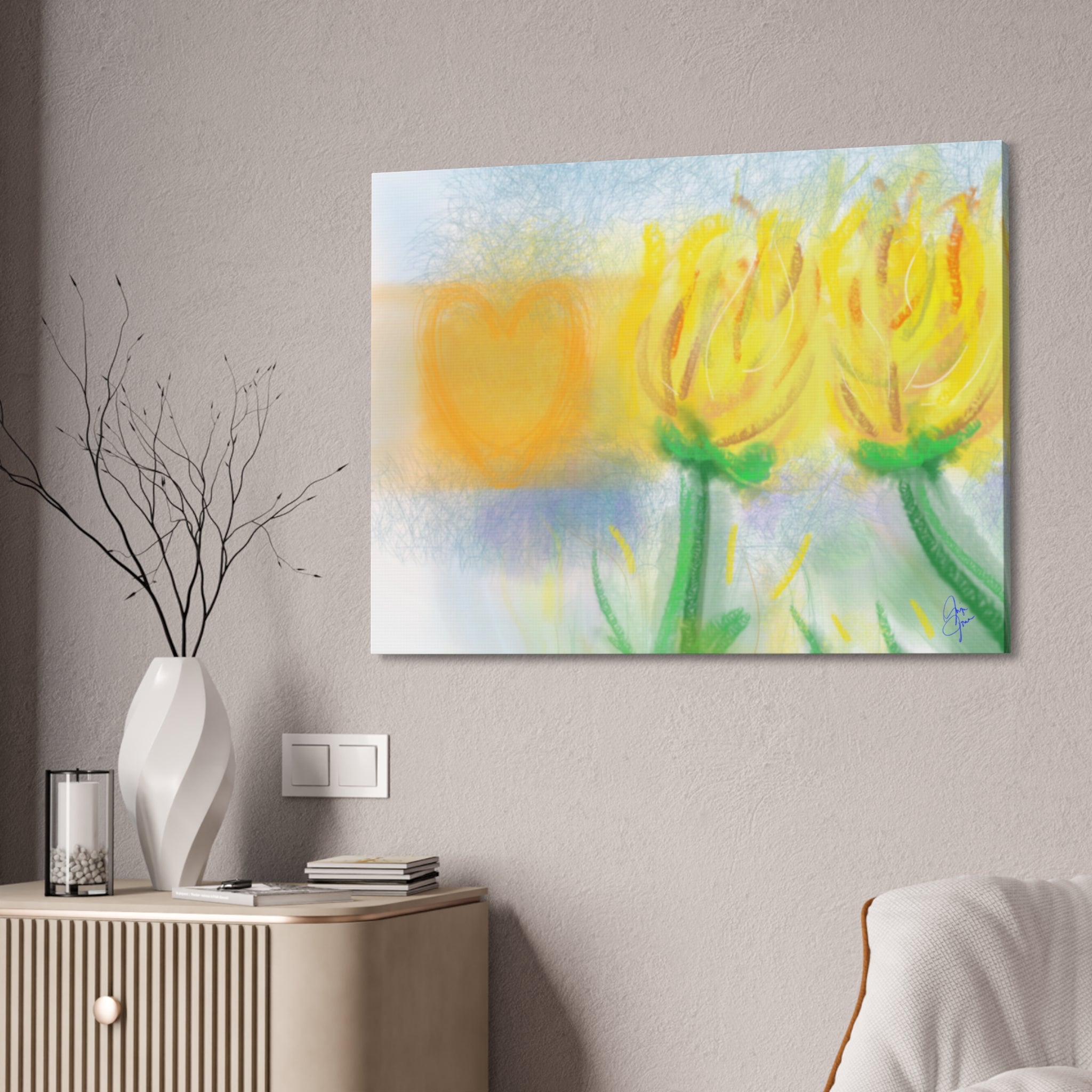 Love Is in the Air Canvas
