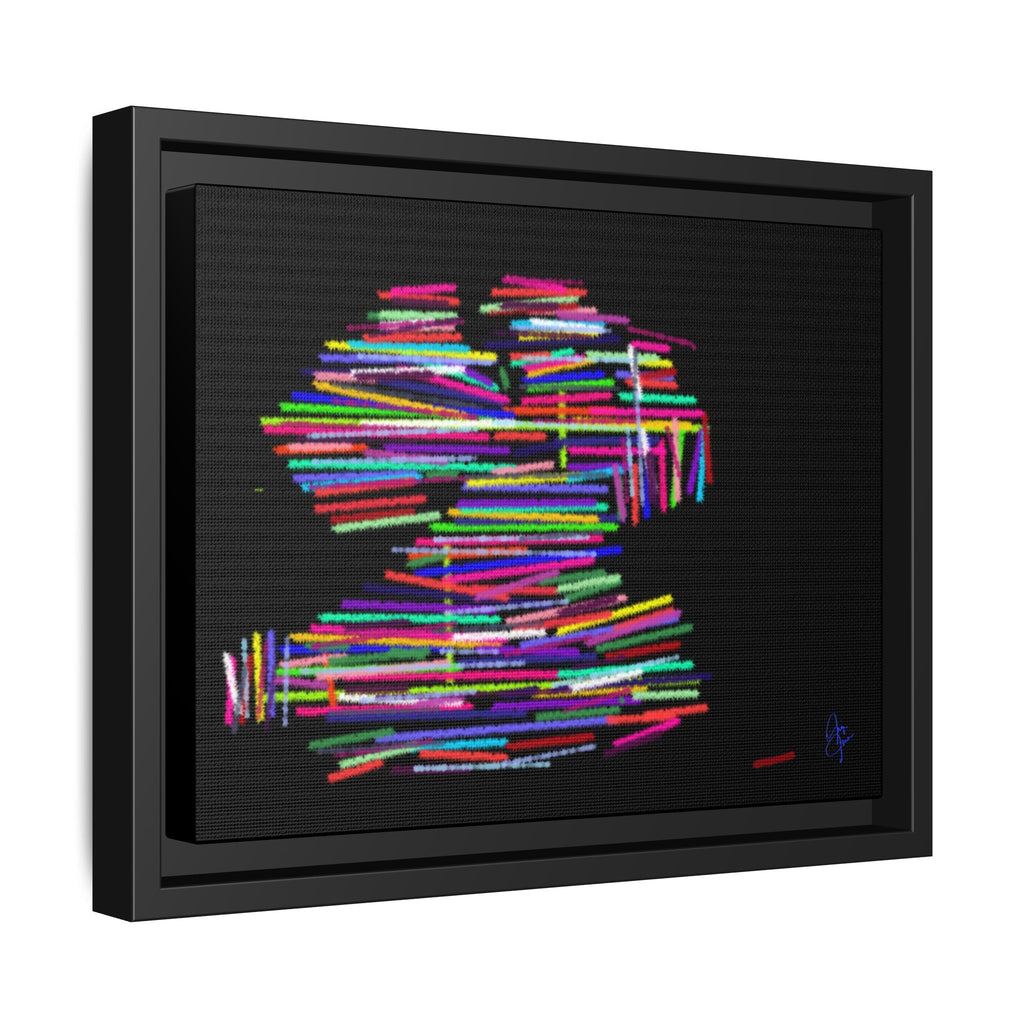Balancing Life Matte Canvas Print (Framed)