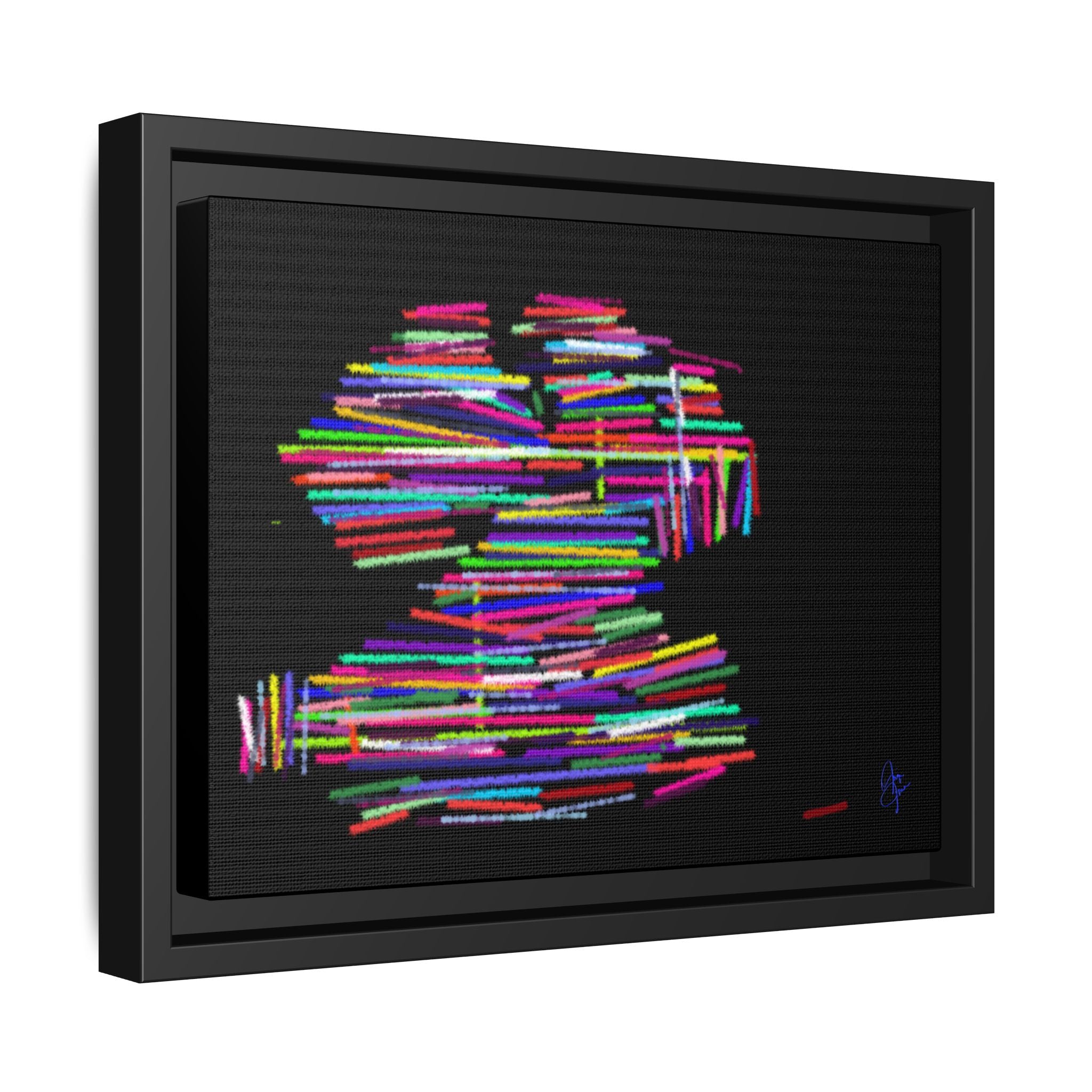 Balancing Life Matte Canvas Print (Framed)