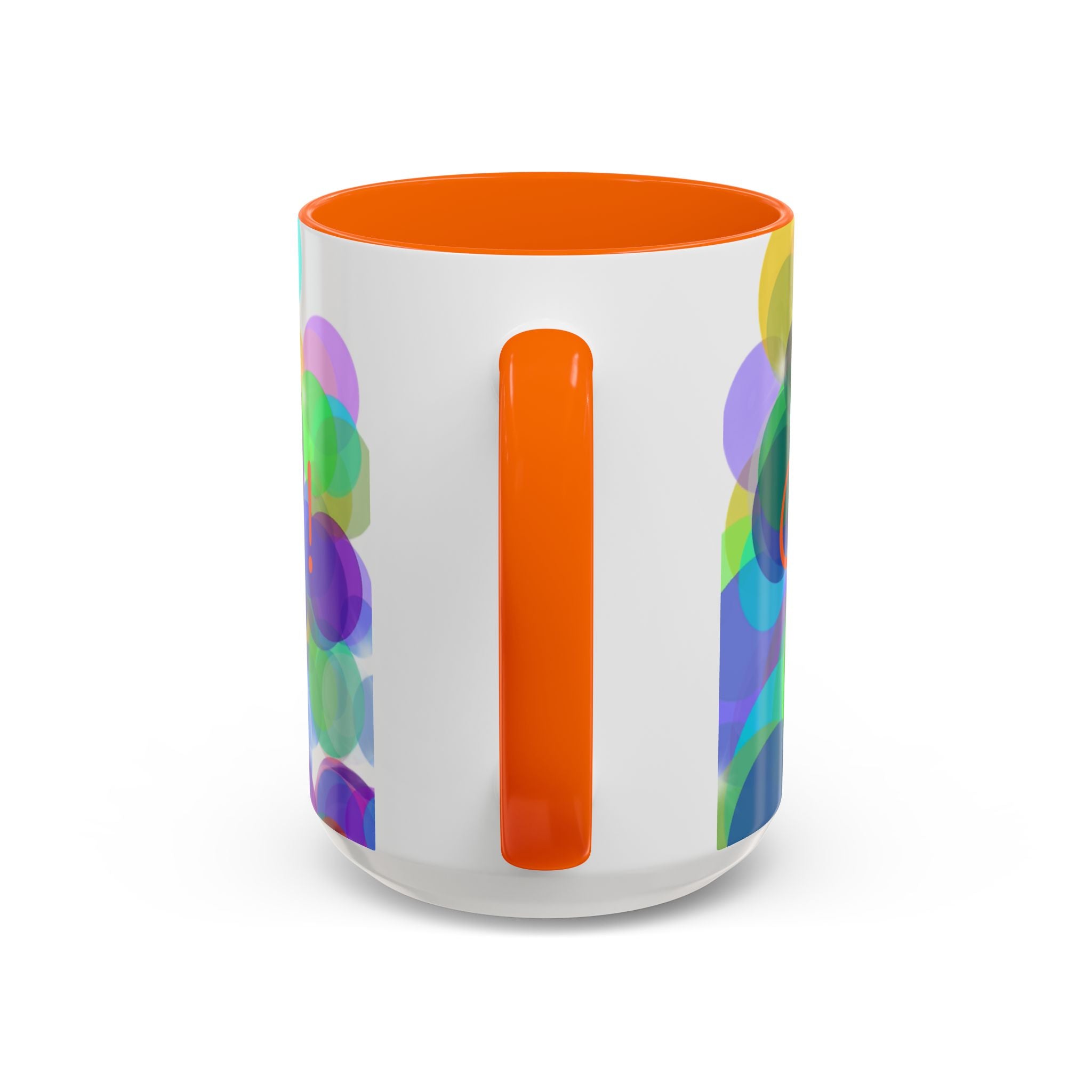 Colorful Bokeh "Choose Joy!" Accent Coffee Mug (11/15oz)