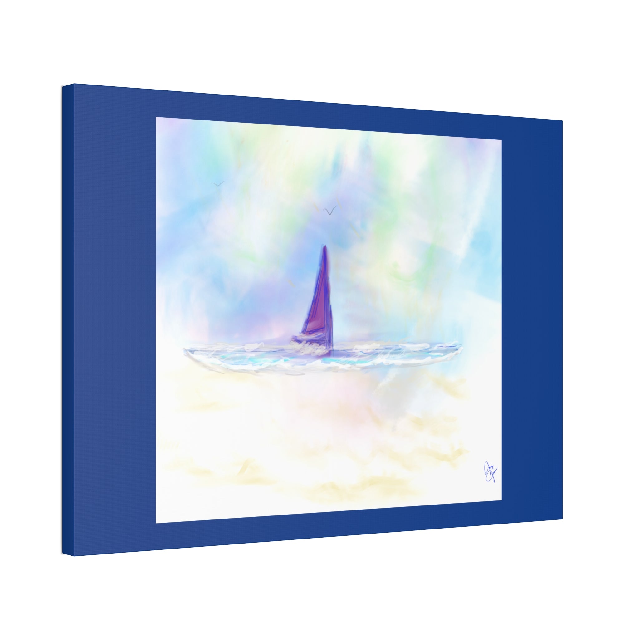 Sailboat Seascape Canvas
