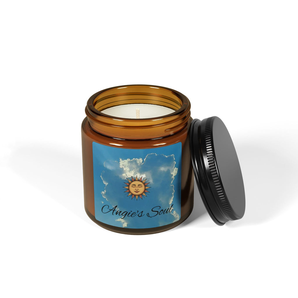 Angie's Soul Scented Soy Candle - Amber Jar, Multi-Size