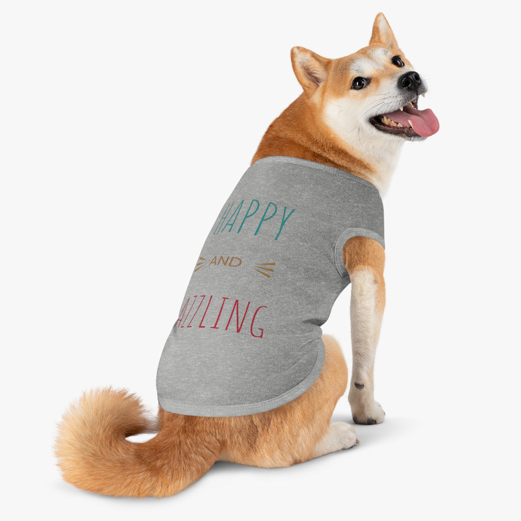 Happy & Dazzling Pet Tank Top for Fun-Loving Pets I