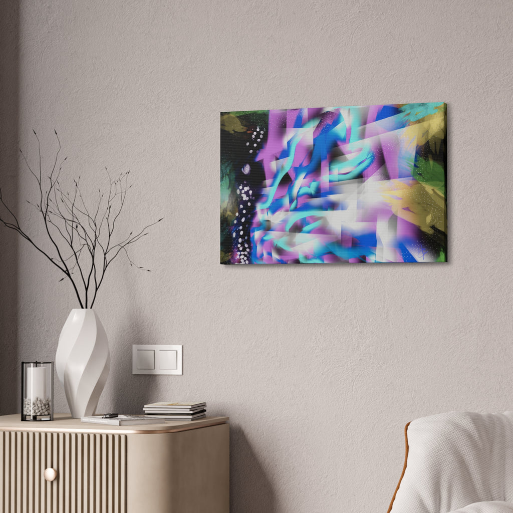 Geometric Butterfly Canvas Stretched 1.5"